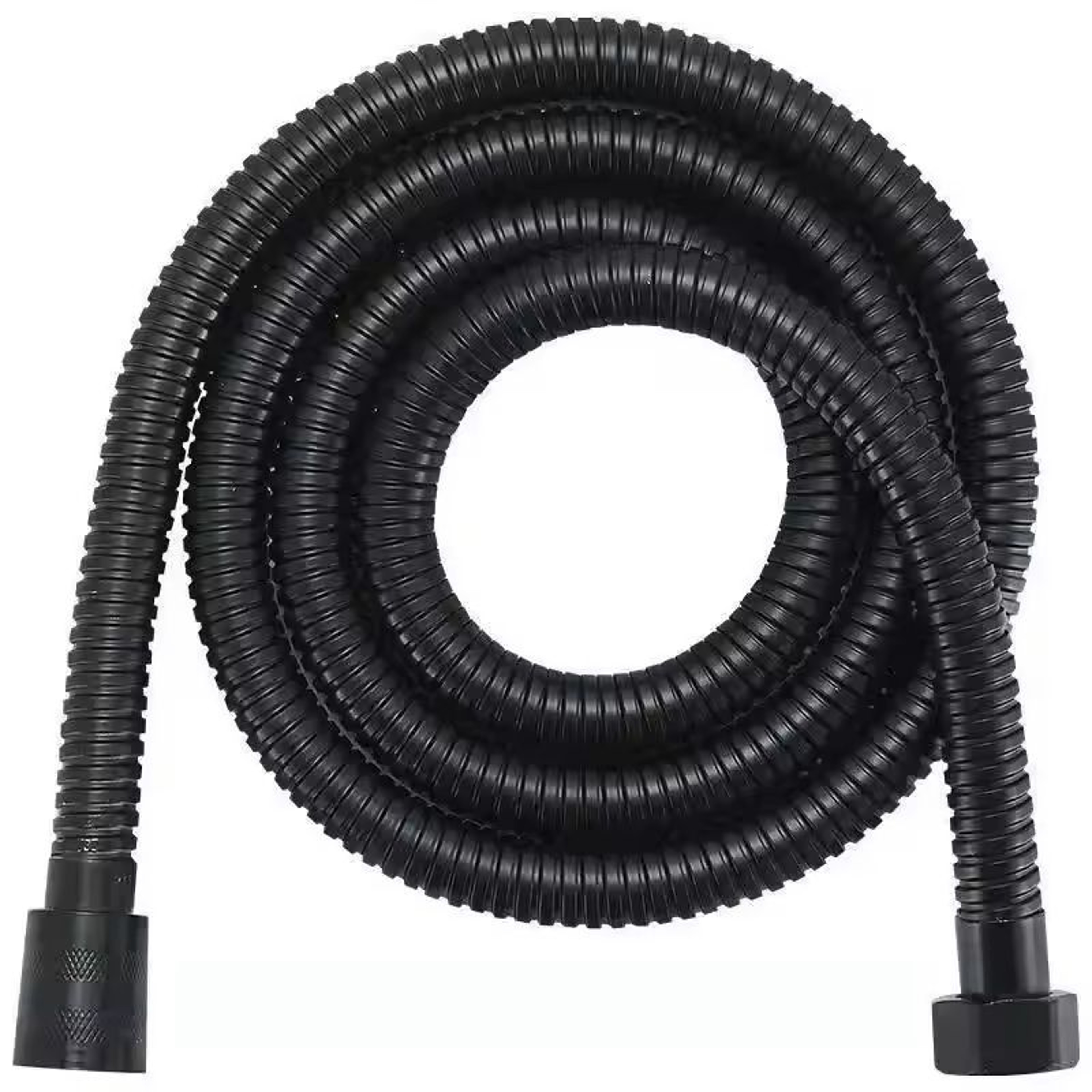 Flexible SUS 304 Stainless Steel Shower Hose  15 M  2 M Black  Silver Bathroom Extension Pipe 4