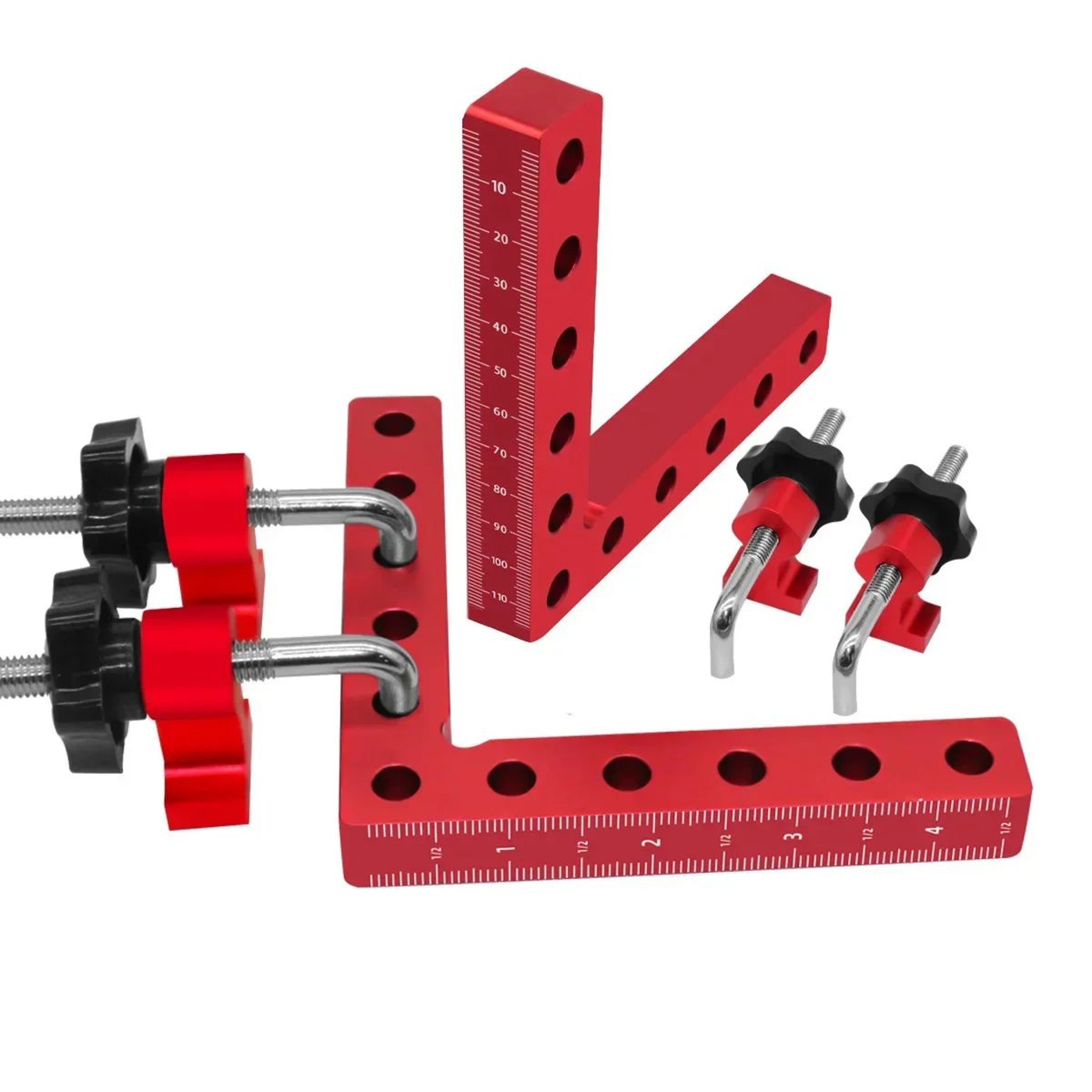 4755 Inches 90 Right Angle Clamp Clip  LShaped Woodworking Corner Fixing Fixture For Panels Frames  4