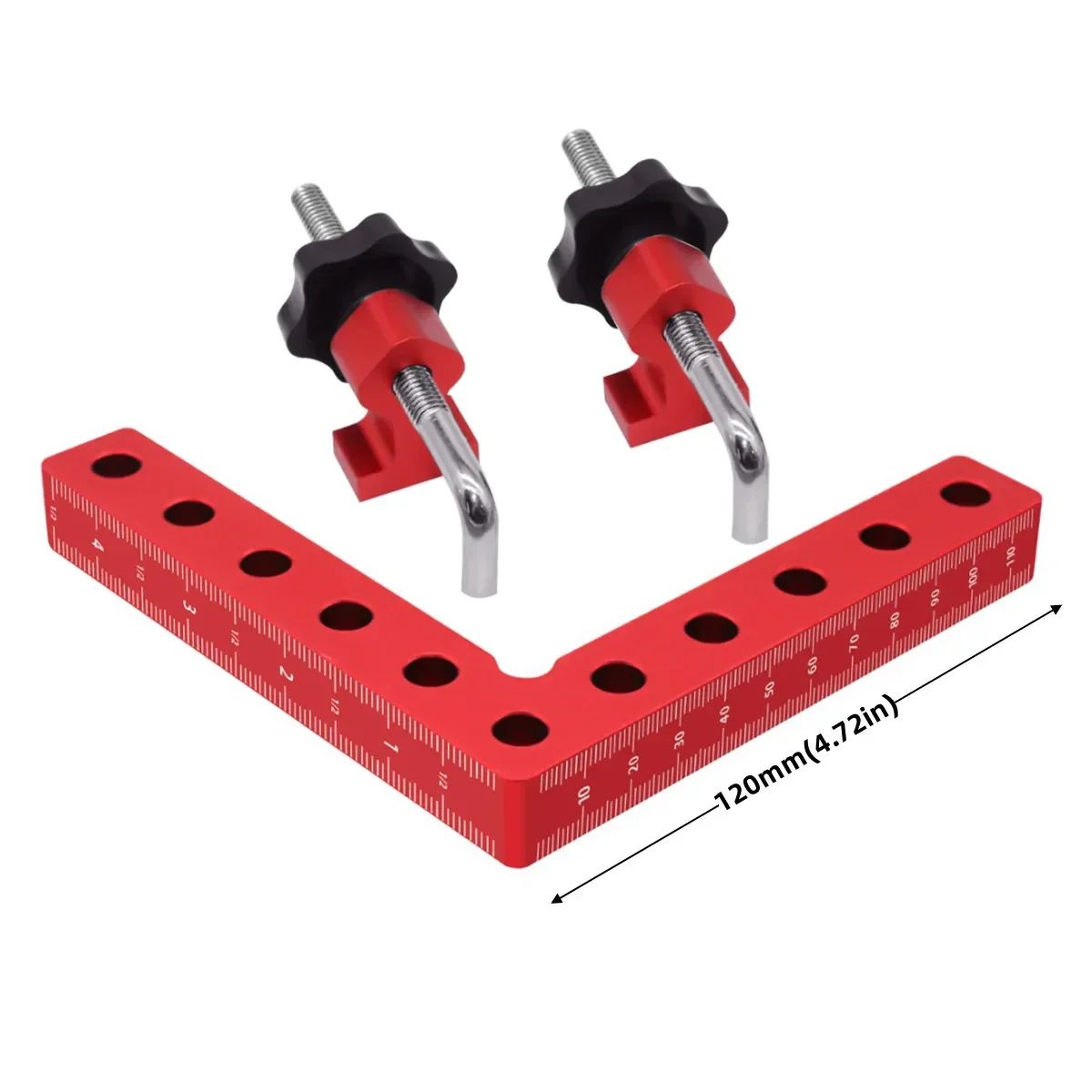 4755 Inches 90 Right Angle Clamp Clip  LShaped Woodworking Corner Fixing Fixture For Panels Frames  6