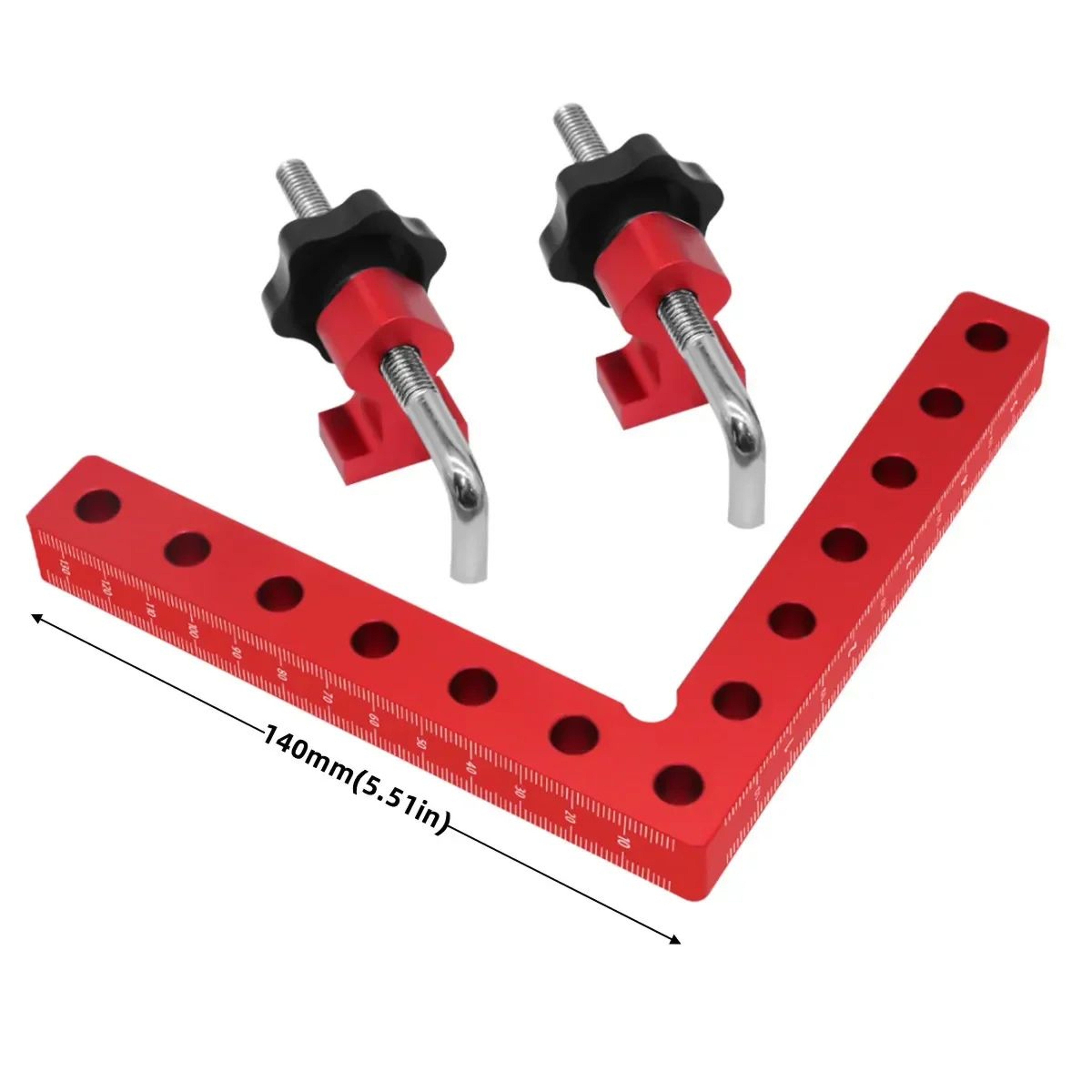 4755 Inches 90 Right Angle Clamp Clip  LShaped Woodworking Corner Fixing Fixture For Panels Frames  7