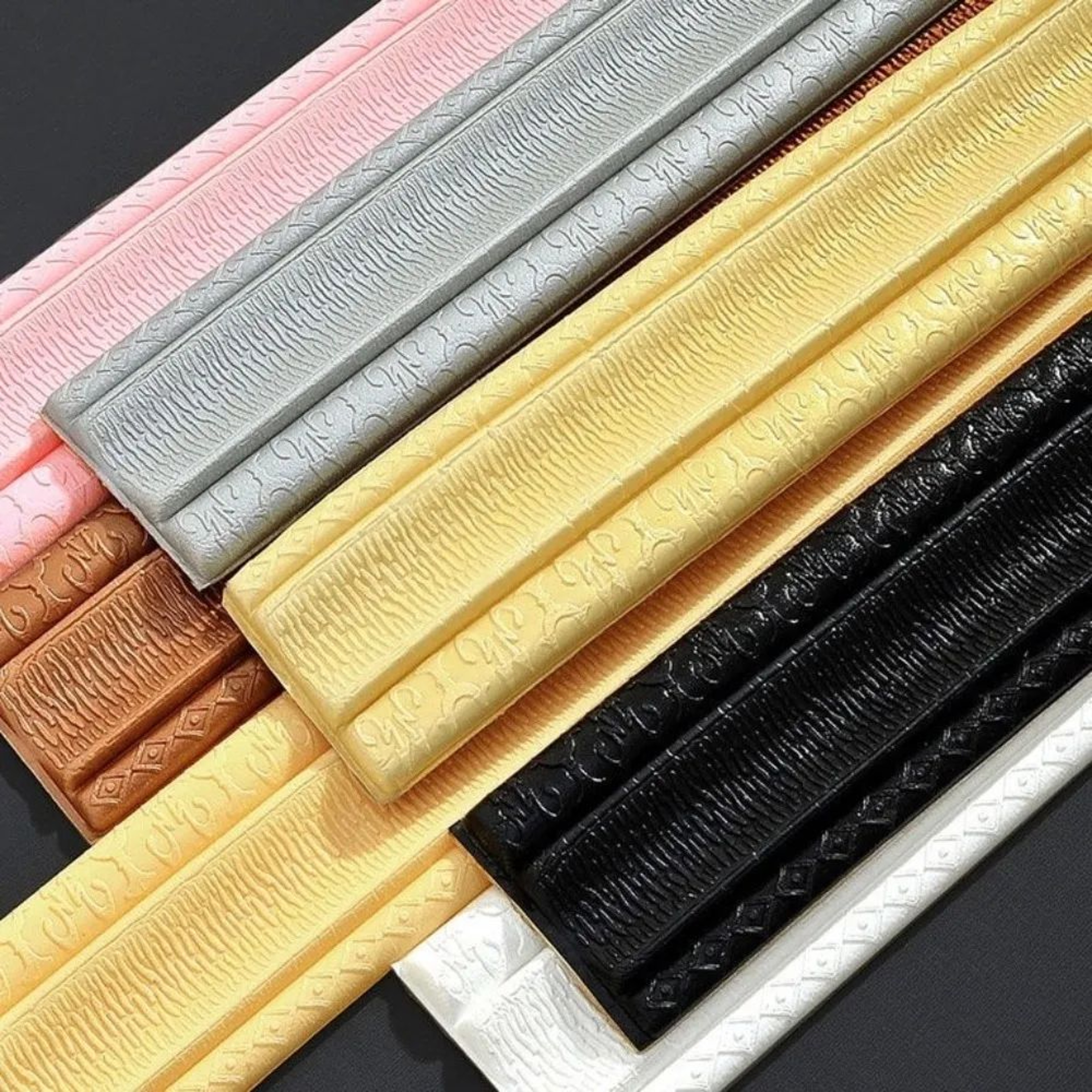 906 Inches XPE Foam 3D Skirting Board Trim 8cm  Waterproof SelfAdhesive Wall Sticker Baseboard Wais 1