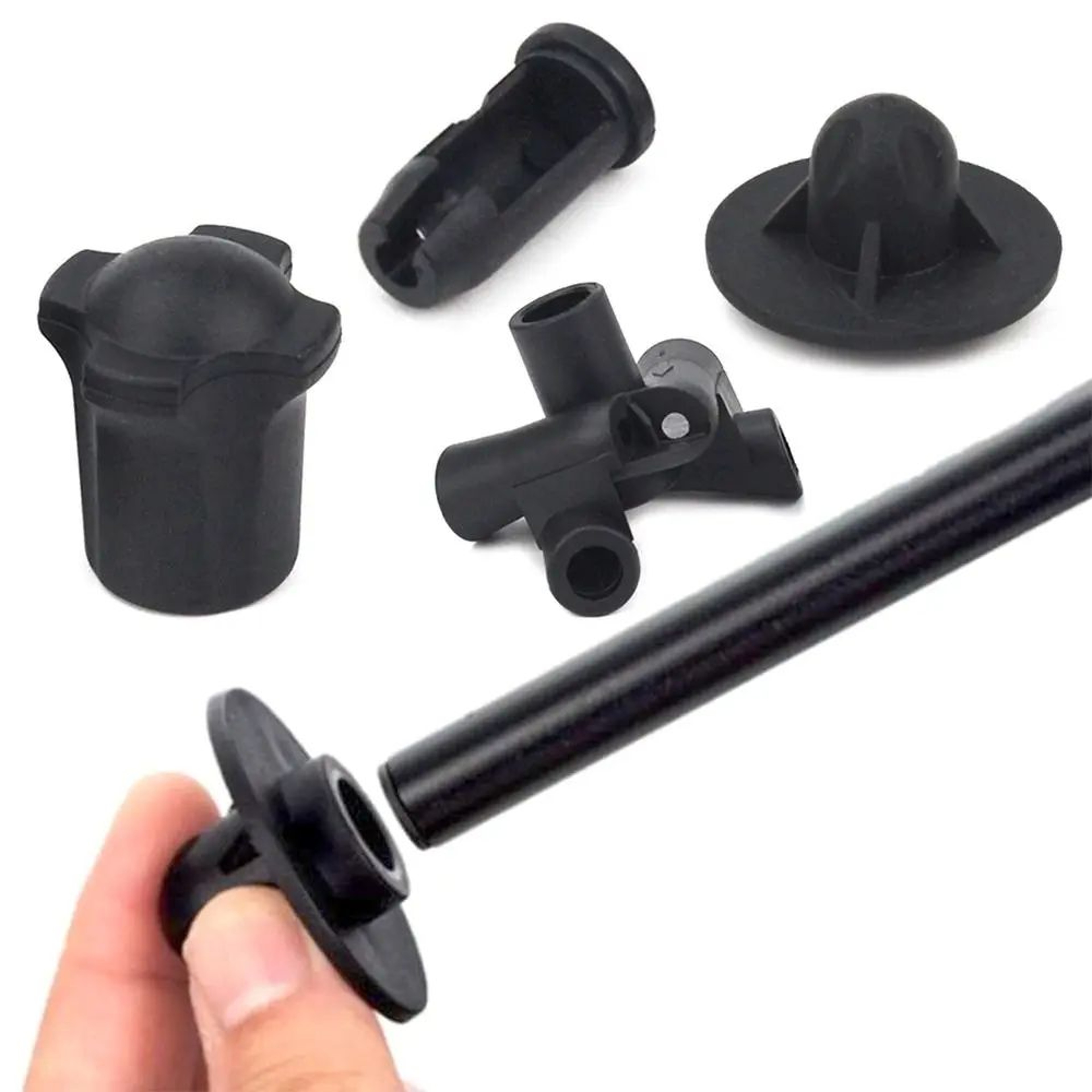 Moon Camping Chair Leg Covers Set  AntiSlip Foot Caps  Connectors  Removable AntiSag Chair Leg Prot 1