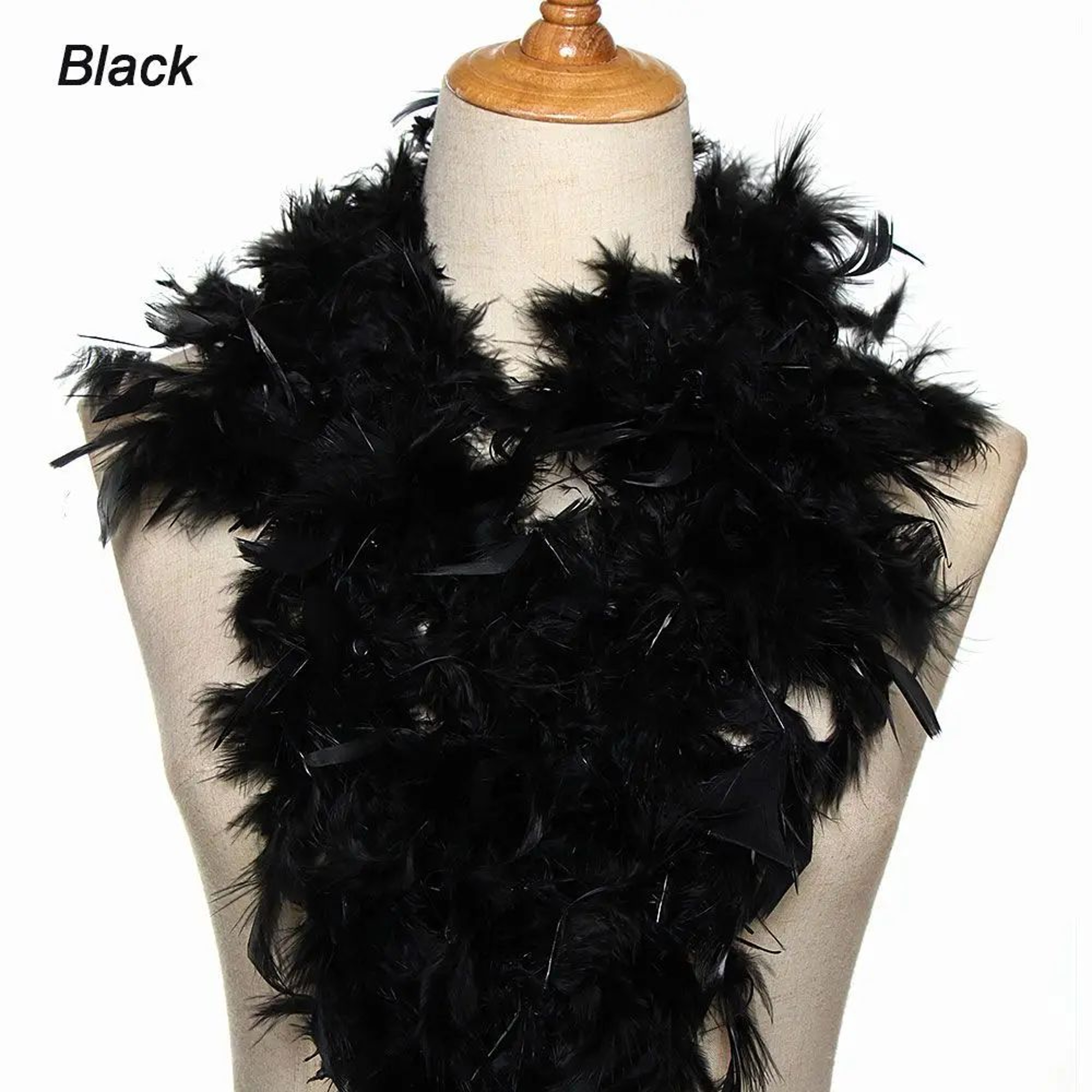 2M Fluffy Feather Boa Trim Strip For Sewing Crafts Costume  Fancy Dress Wedding Party Decor DIY App 6