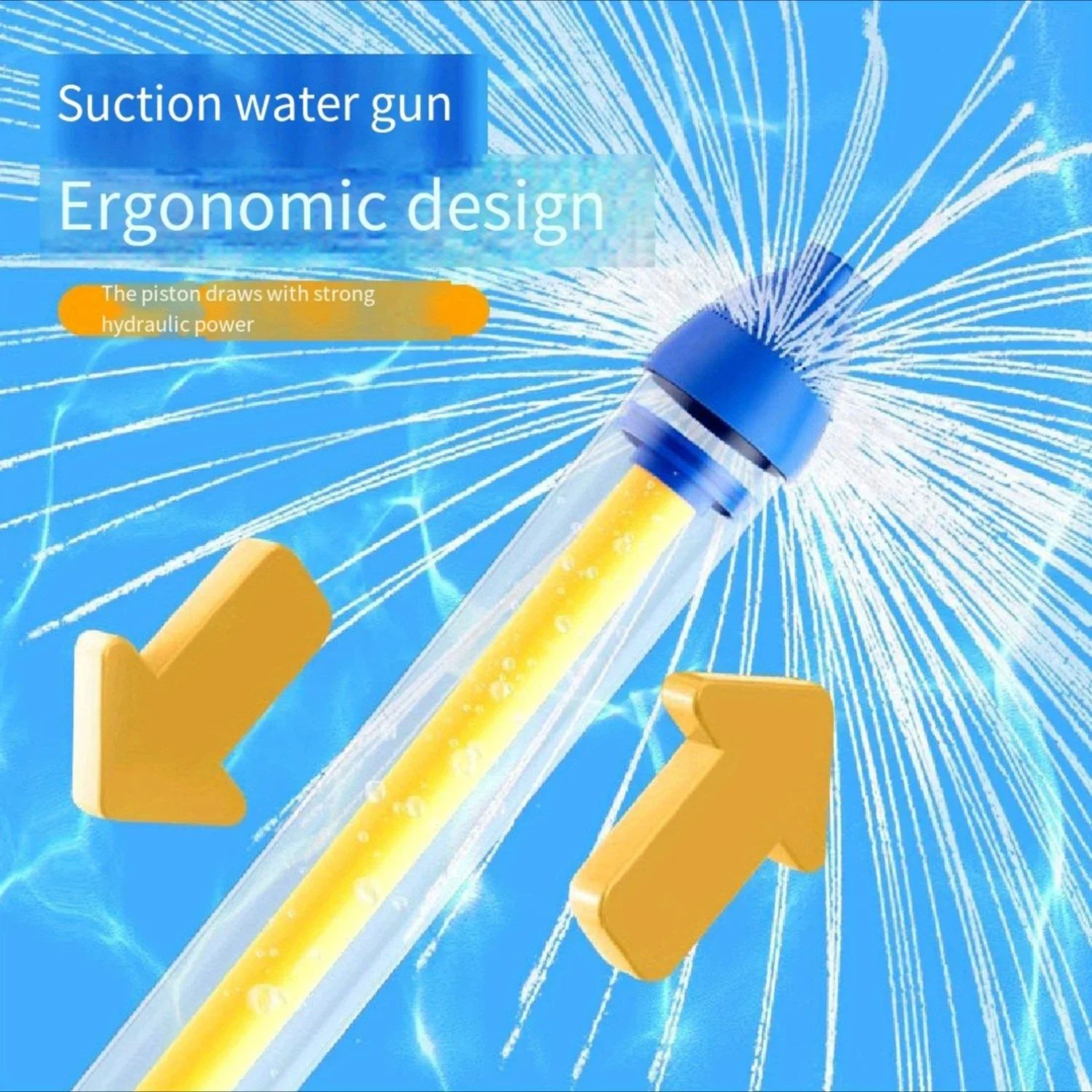 Firework Splash Water Gun Set  Portable PullOut Water Squirter Toy For Kids  Adults Outdoor Water F 1
