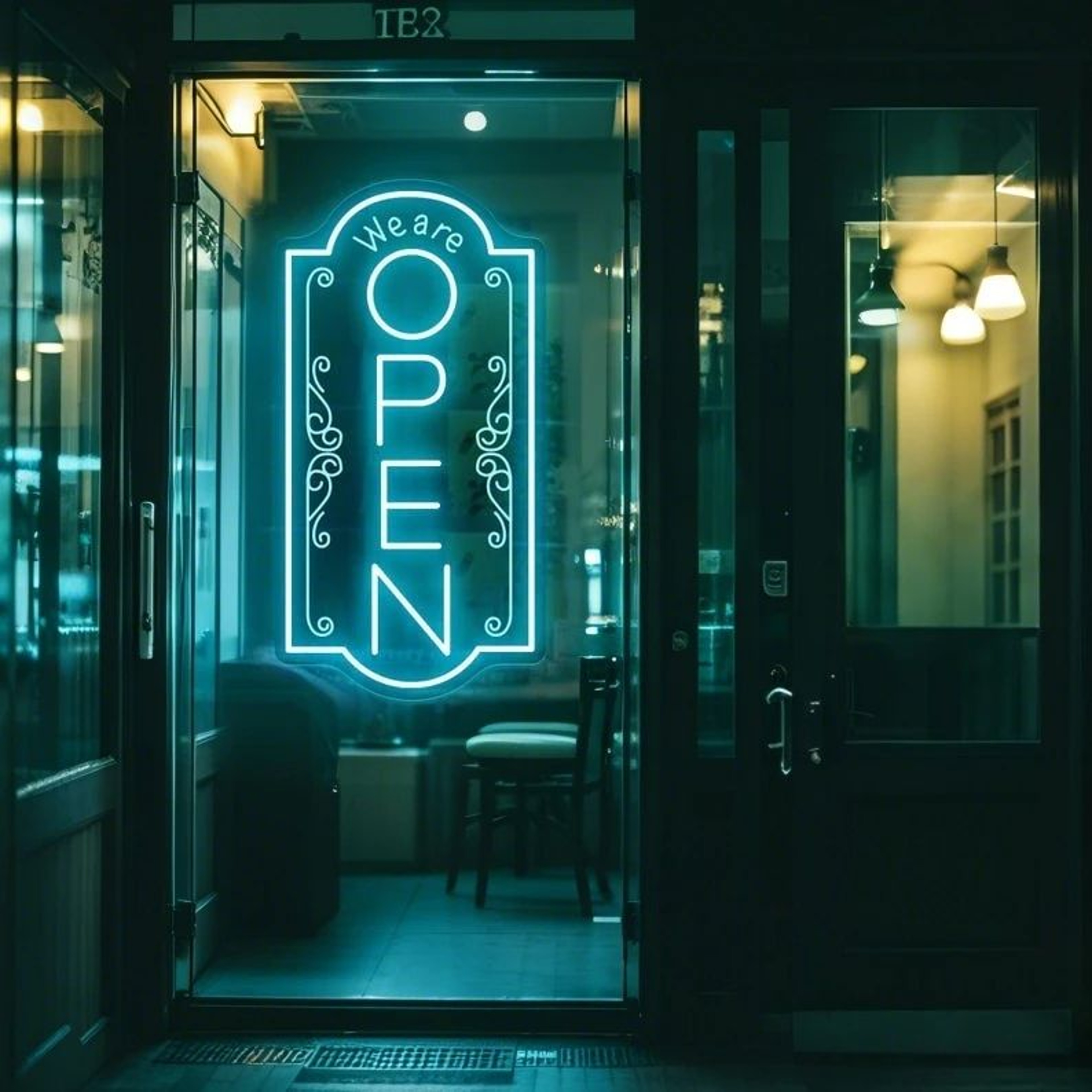 Were Open Neon Sign For Store Window  Vintage LED OpenClosed Light For Shop Restaurant Cafe Busines 3