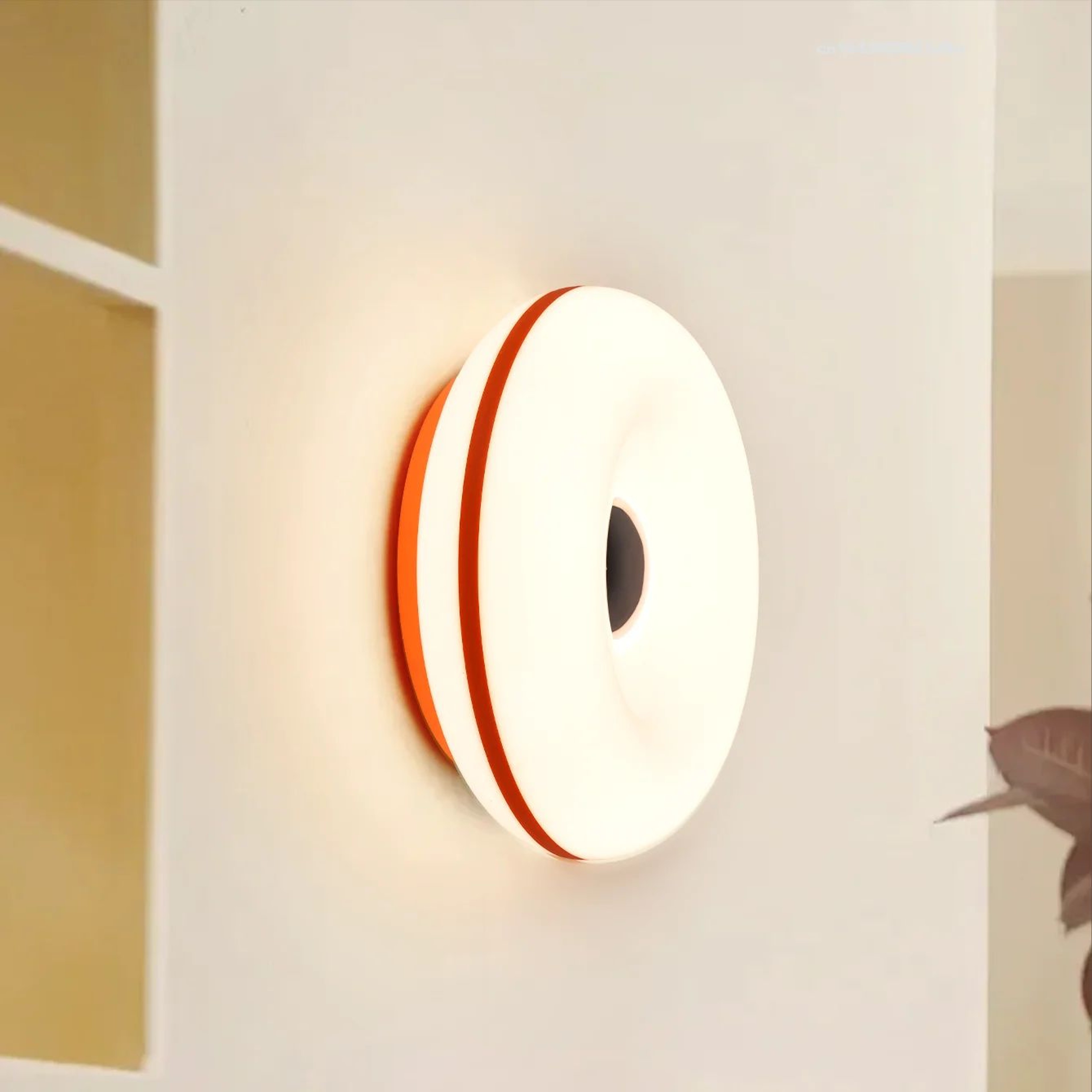 Wall Mounted RGB Donut LED Lamp With Touch  Remote USB Powered Color Changing Mood Night Light For  4