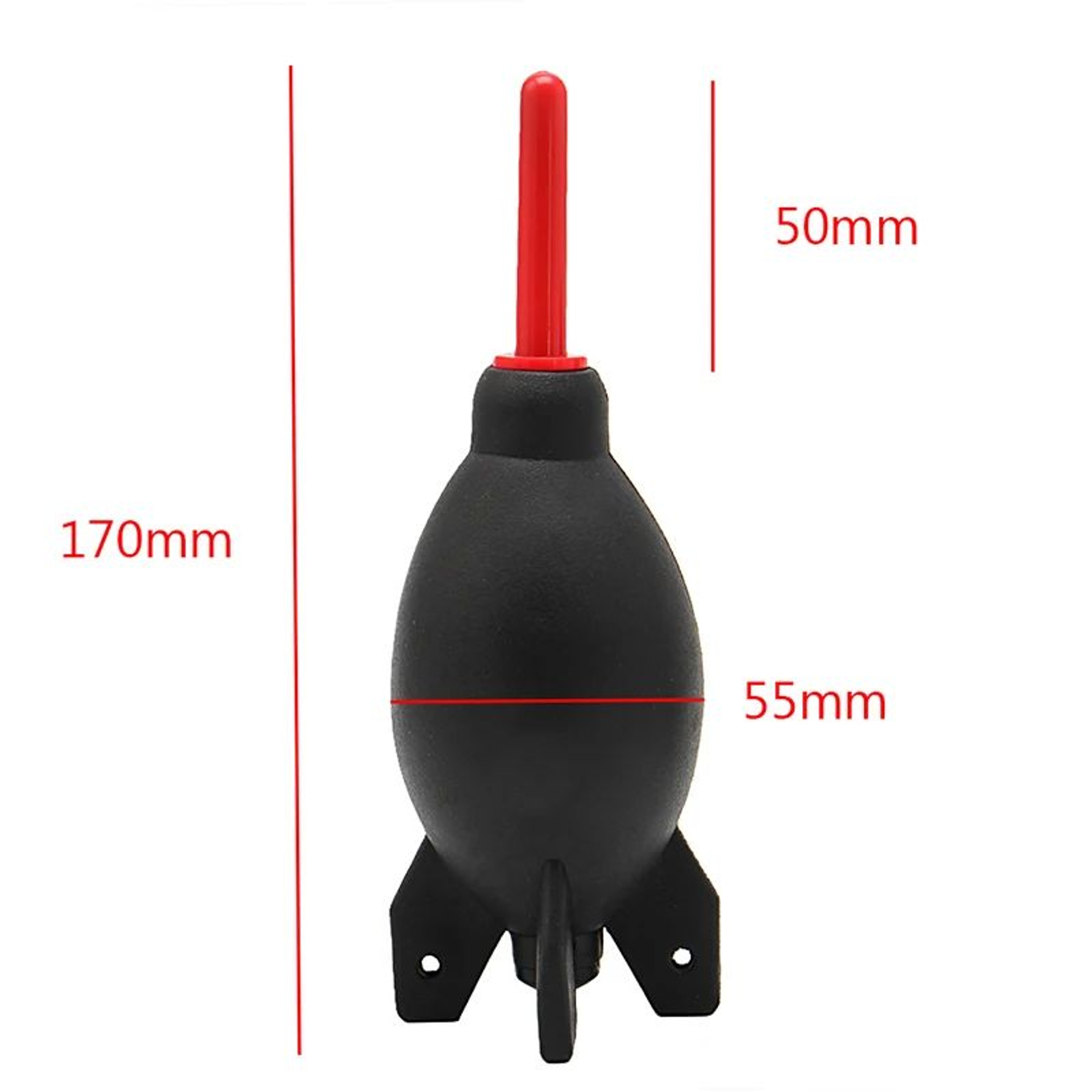 Rocket Air Dust Blower Powerful Rubber Air Bulb Cleaner For Camera Lens Keyboard PC Multifunction D 6