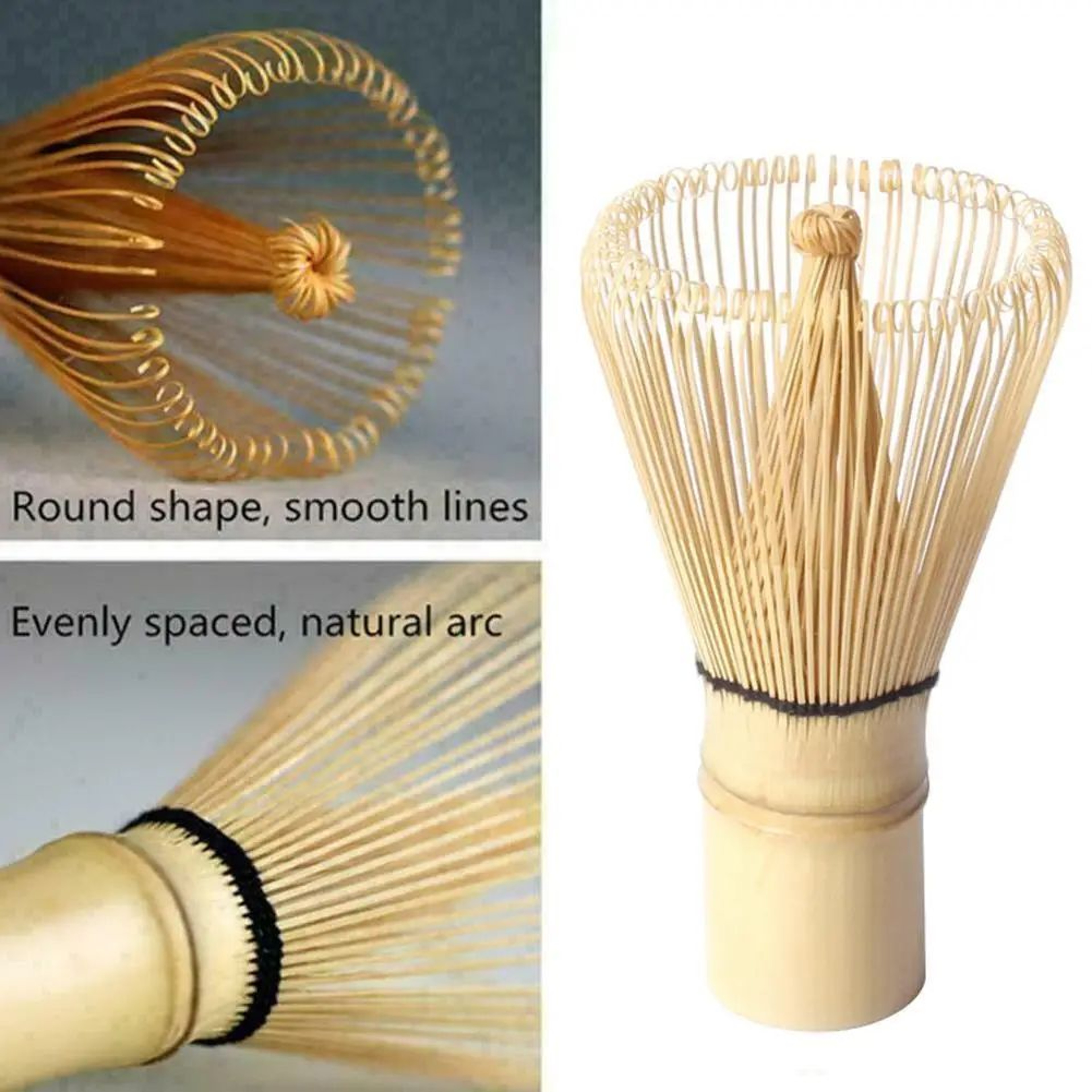 Japanese Bamboo Matcha Whisk Chasen 100Prong  Reusable Matcha Tea Whisk Tool For Frothy Green Tea M 4