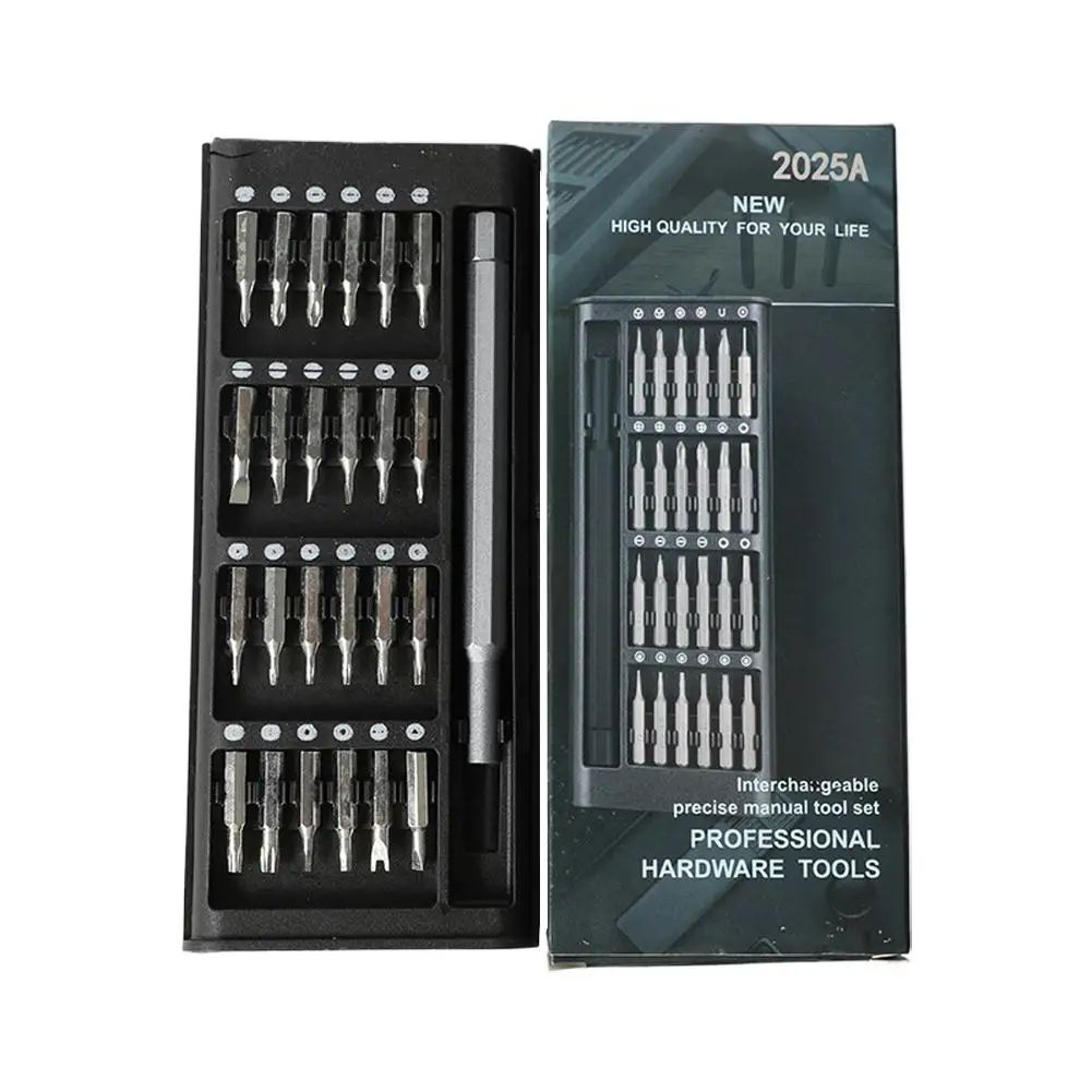 24in1 Precision Screwdriver Set  Magnetic Repair Tool Kit For Phone Glasses  Electronics HexFlat Bi 7