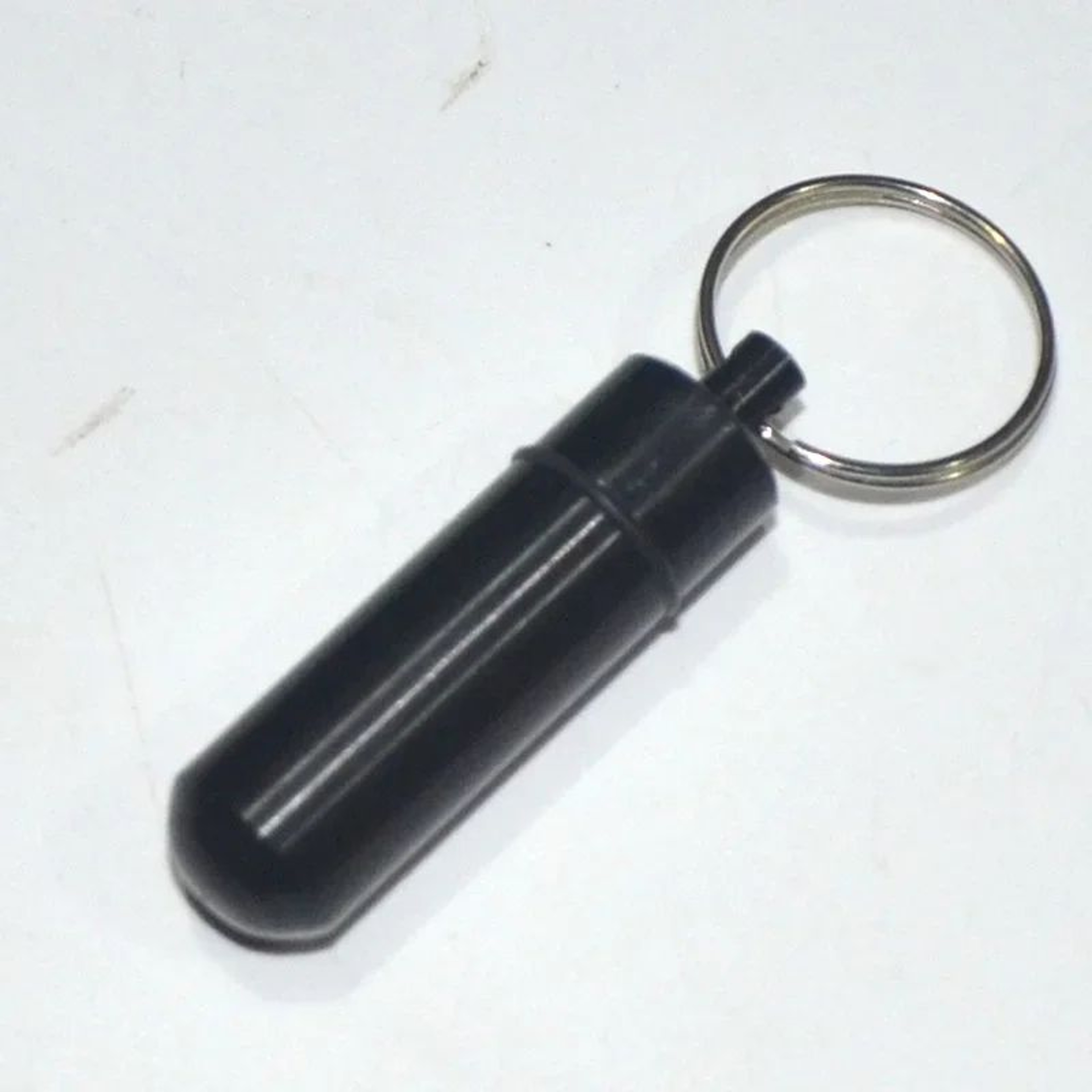 Waterproof Aluminum Pill Box Keychain With Carabiner  Outdoor Travel Medicine Case Container Secure 6