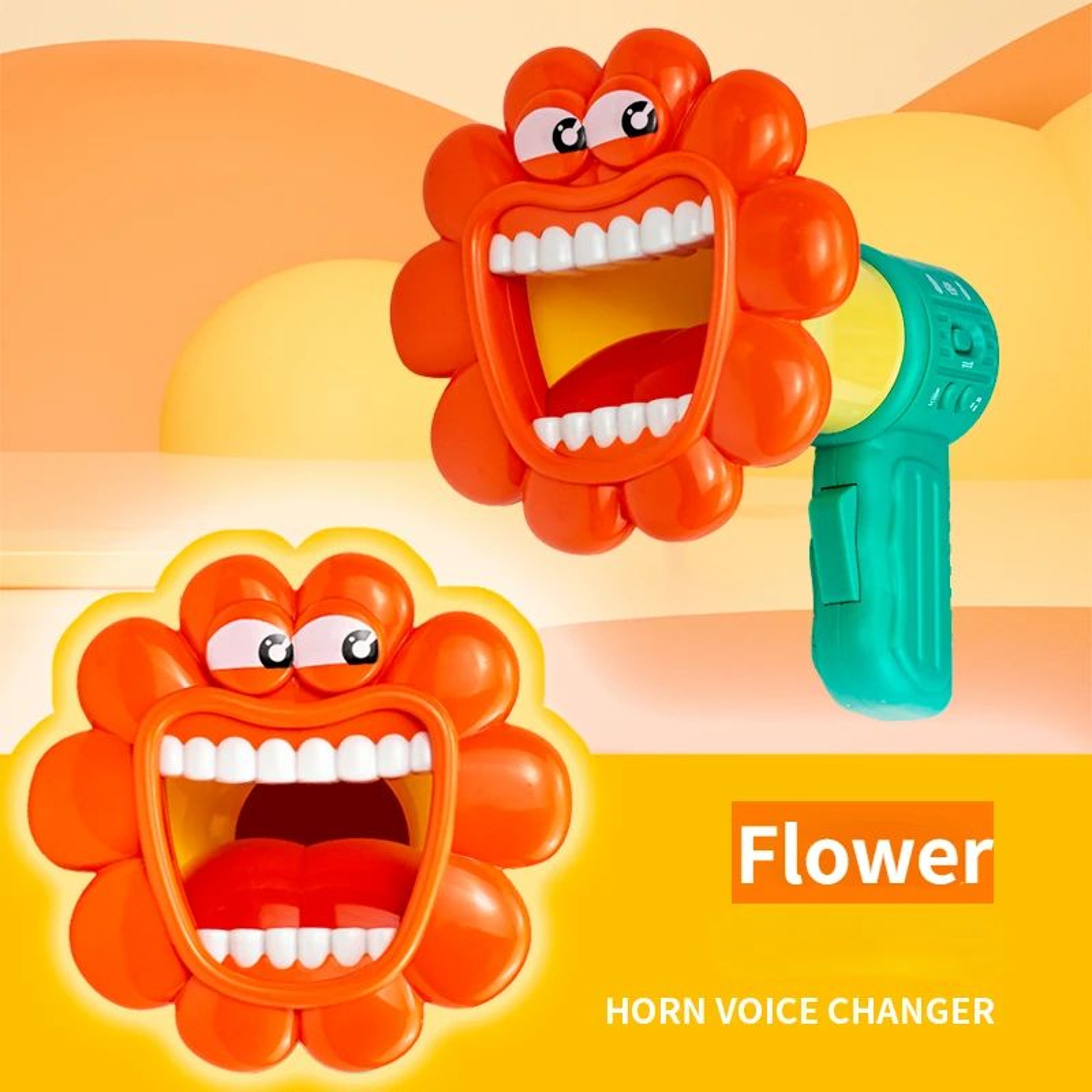 Kids Voice Changer Megaphone With Recorder  Sound Effects  Funny Handheld Mic Speaker Toy For Ages  7