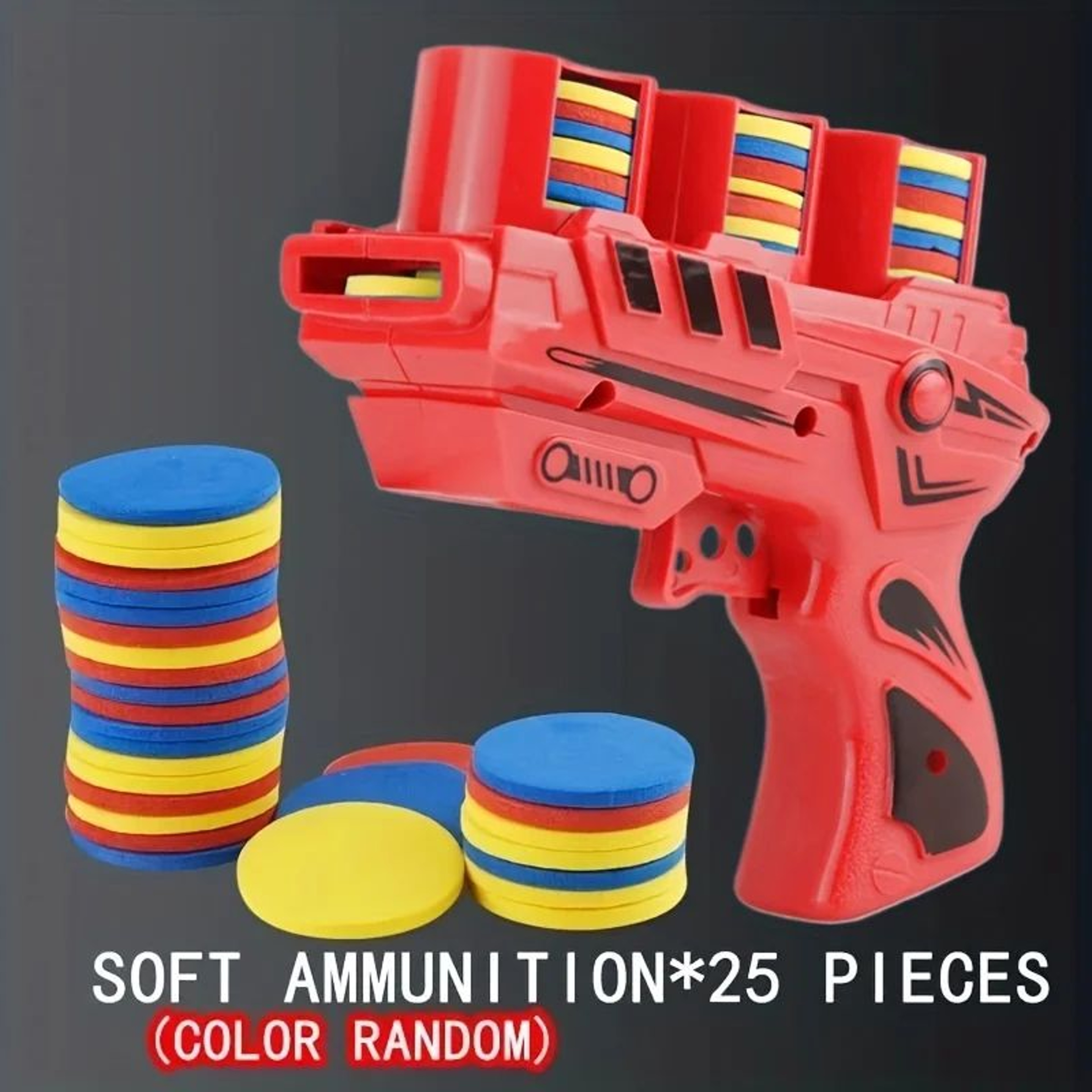 UFO Launcher Toy W Soft EVA Bullets  Outdoor Interactive Shooting Game For Kids Active Play Sports  7
