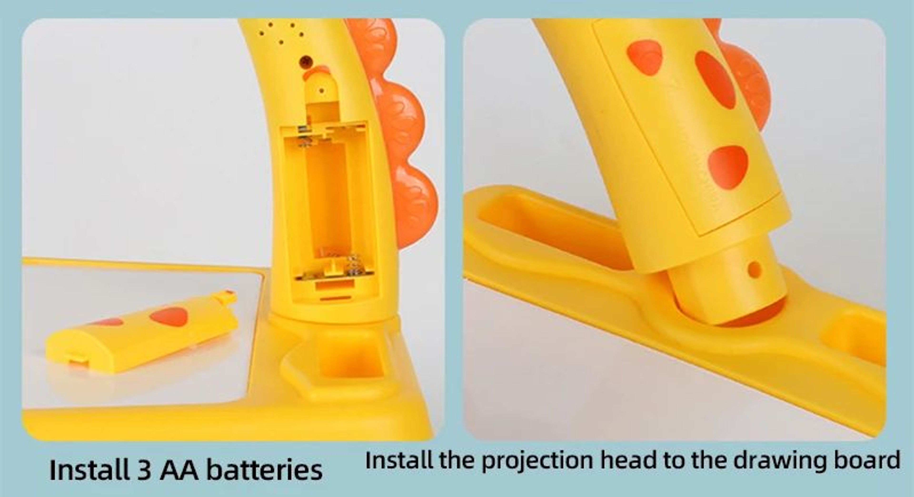 Kids LED Projector Drawing Table  Trace  Paint Art Desk Set Educational Learning Board Toy For Todd 16