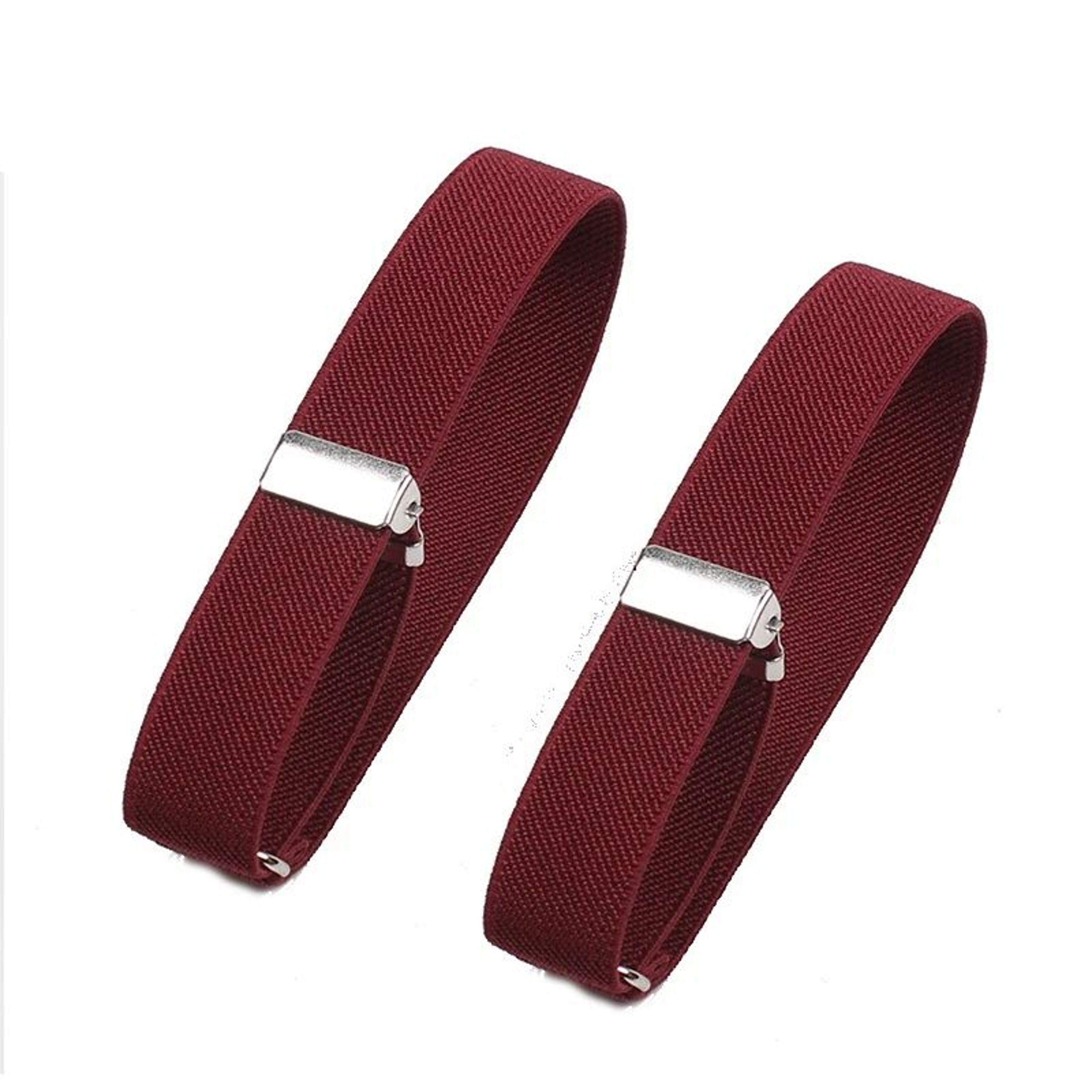 Mens Sleeve Garters NonSlip Elastic Arm Bands  StripePlaid Shirt Sleeve Holders For Groom Office  F 11