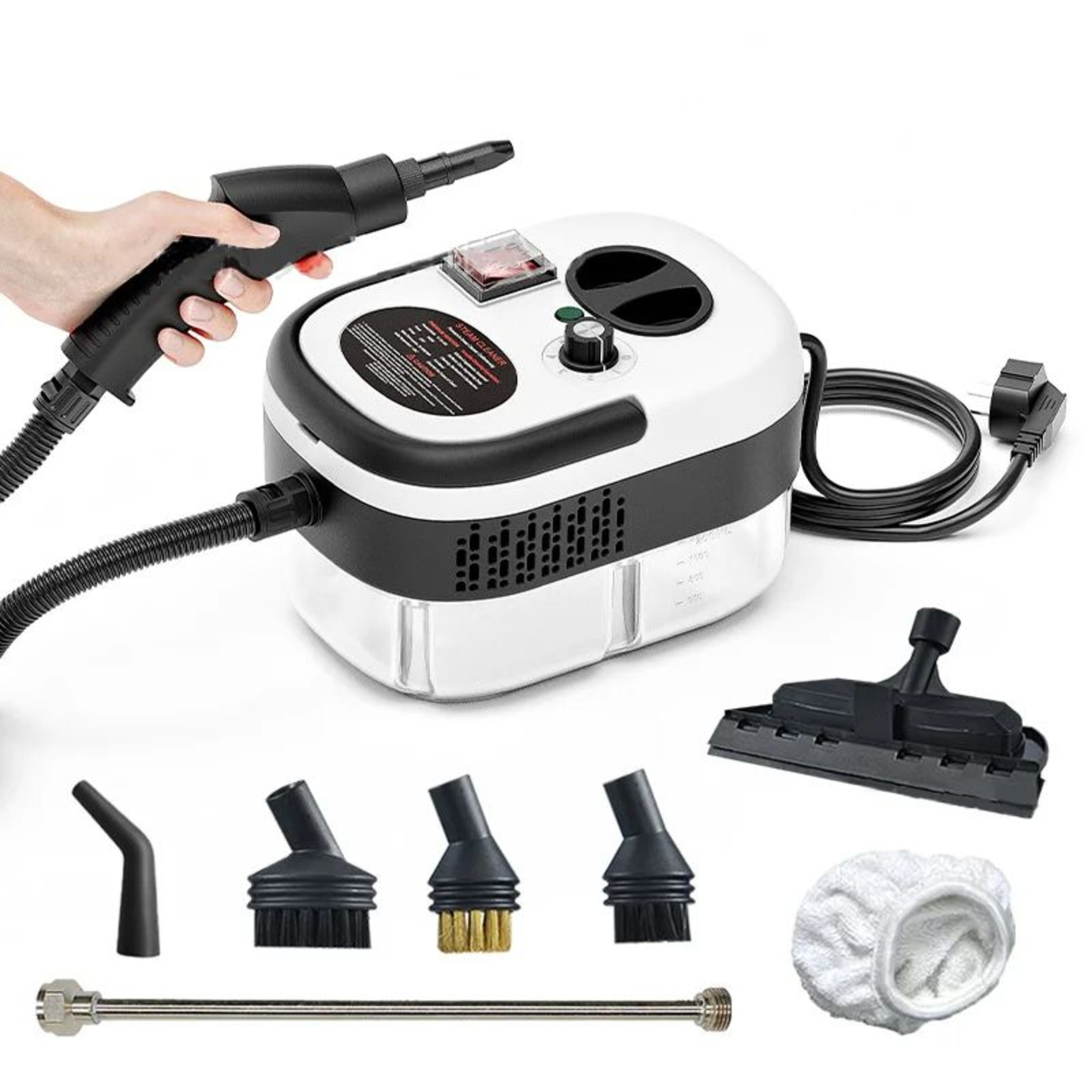 2500W HighTemp Handheld Steam Cleaner  High Pressure Steam Cleaning Machine For Kitchen Hood AC Car 7