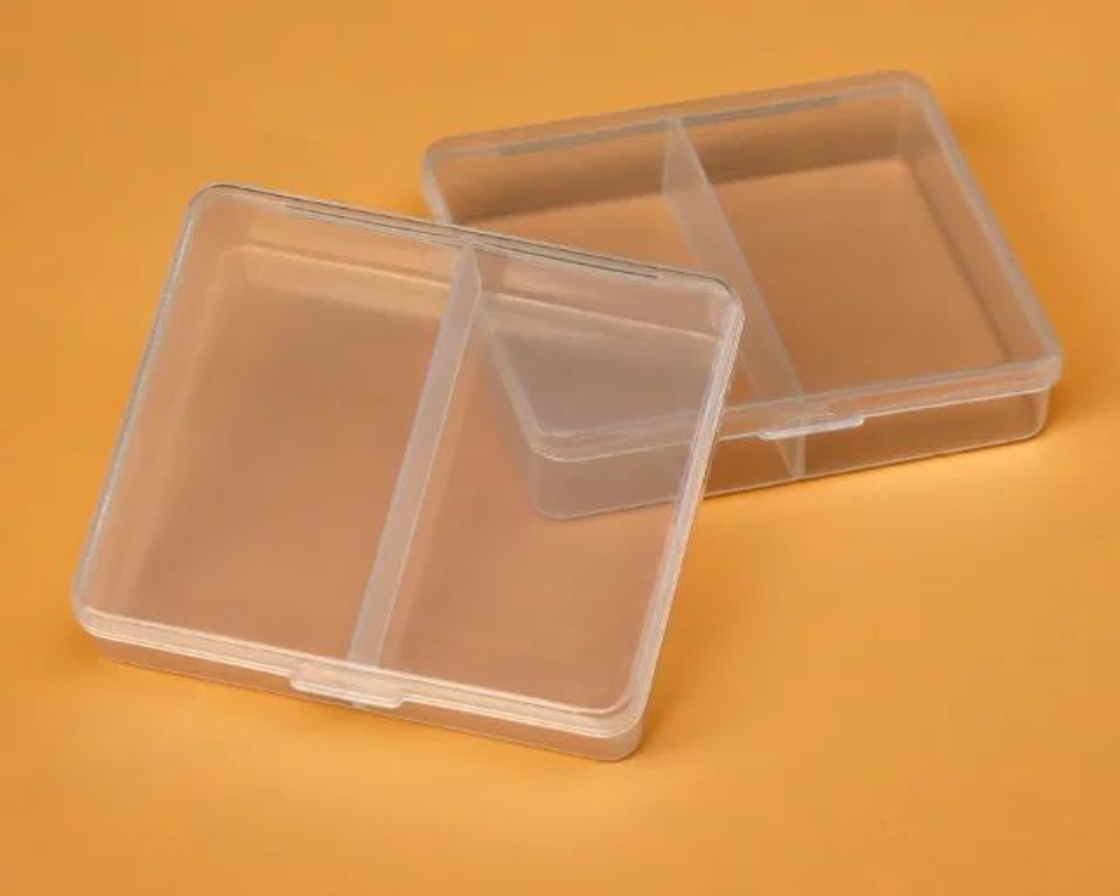 Clear PP Desktop Storage Box Organizer 25 Grid Transparent Jewelry  Parts Case For Beads Crafts Scr 7