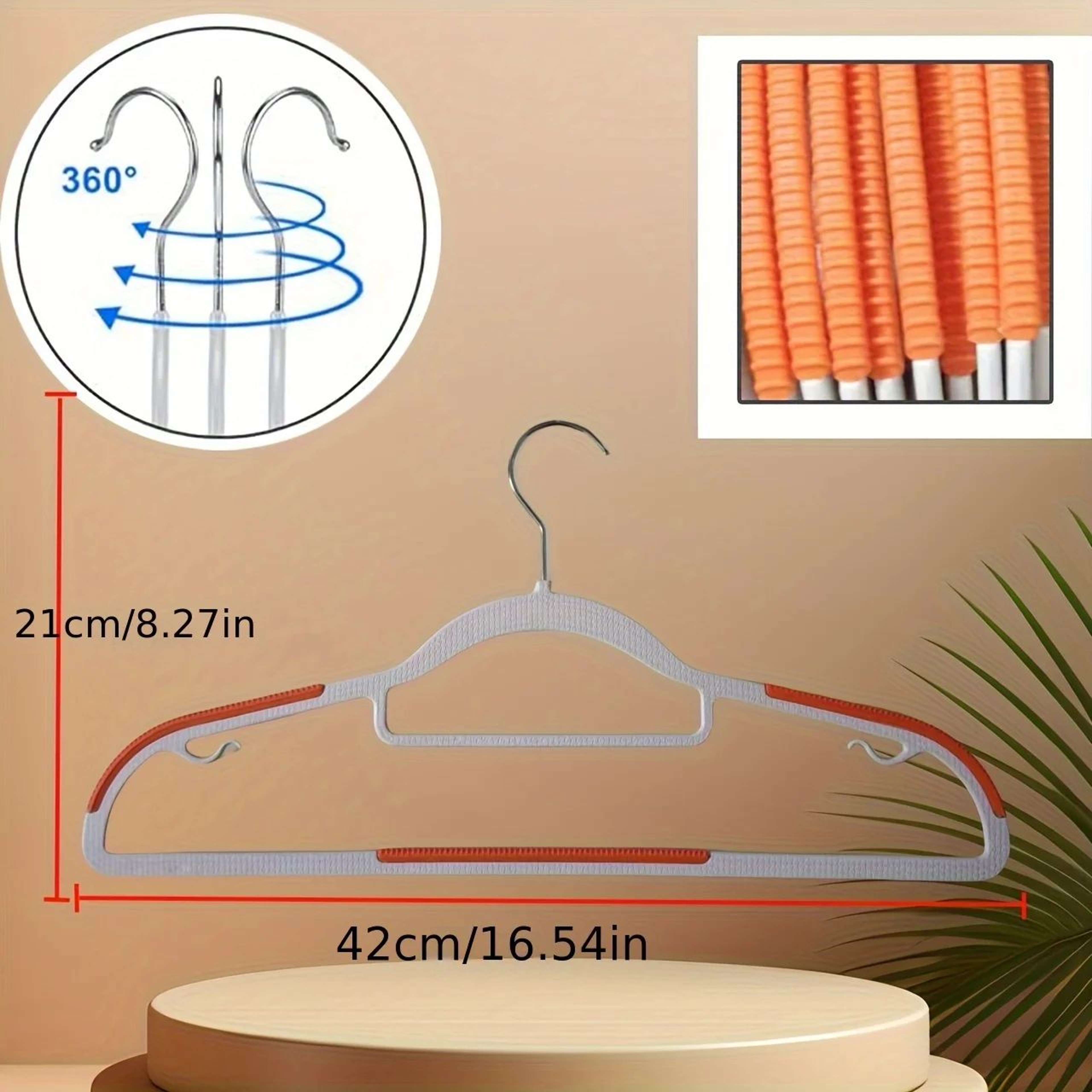 30pcs NonSlip Rotating Hook Clothes Hangers Set For Closet Organization 1
