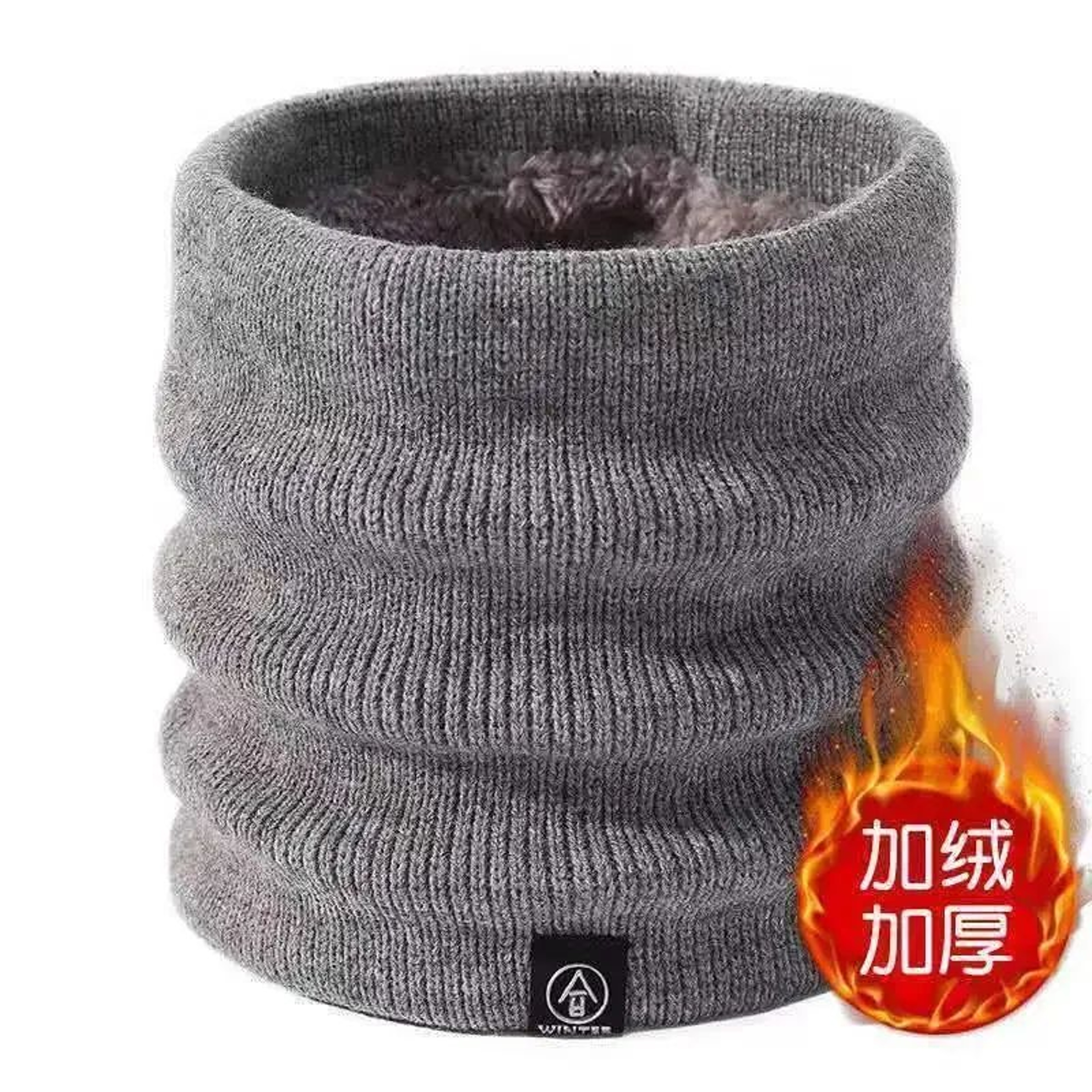 Unisex Knitted Neck Warmer  Thick Winter Sports Scarf  ColdProof Face Cover 5