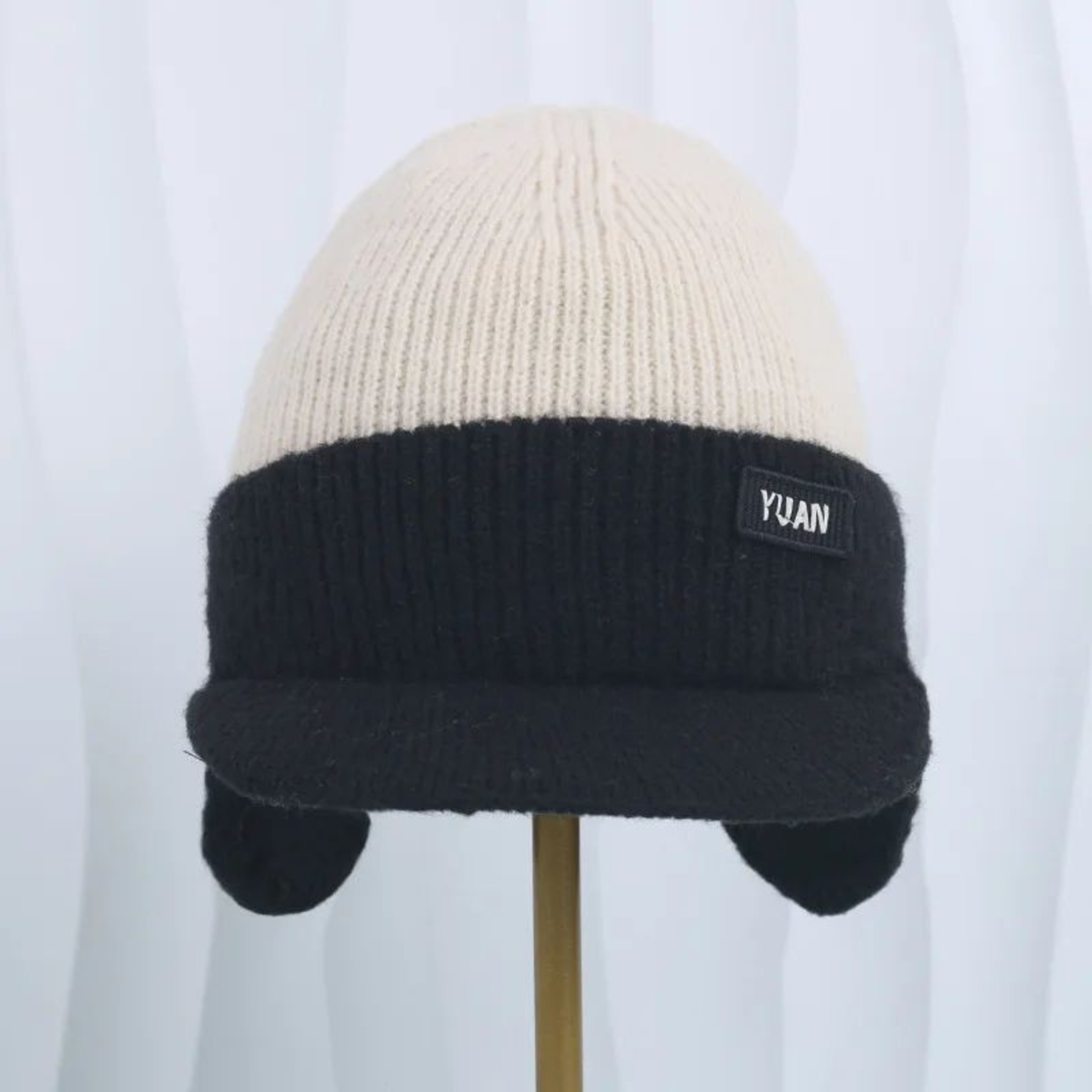 Winter Thermal Knit Baseball Cap  Windproof Fleece Ear Flap Hat For Men  Women 7