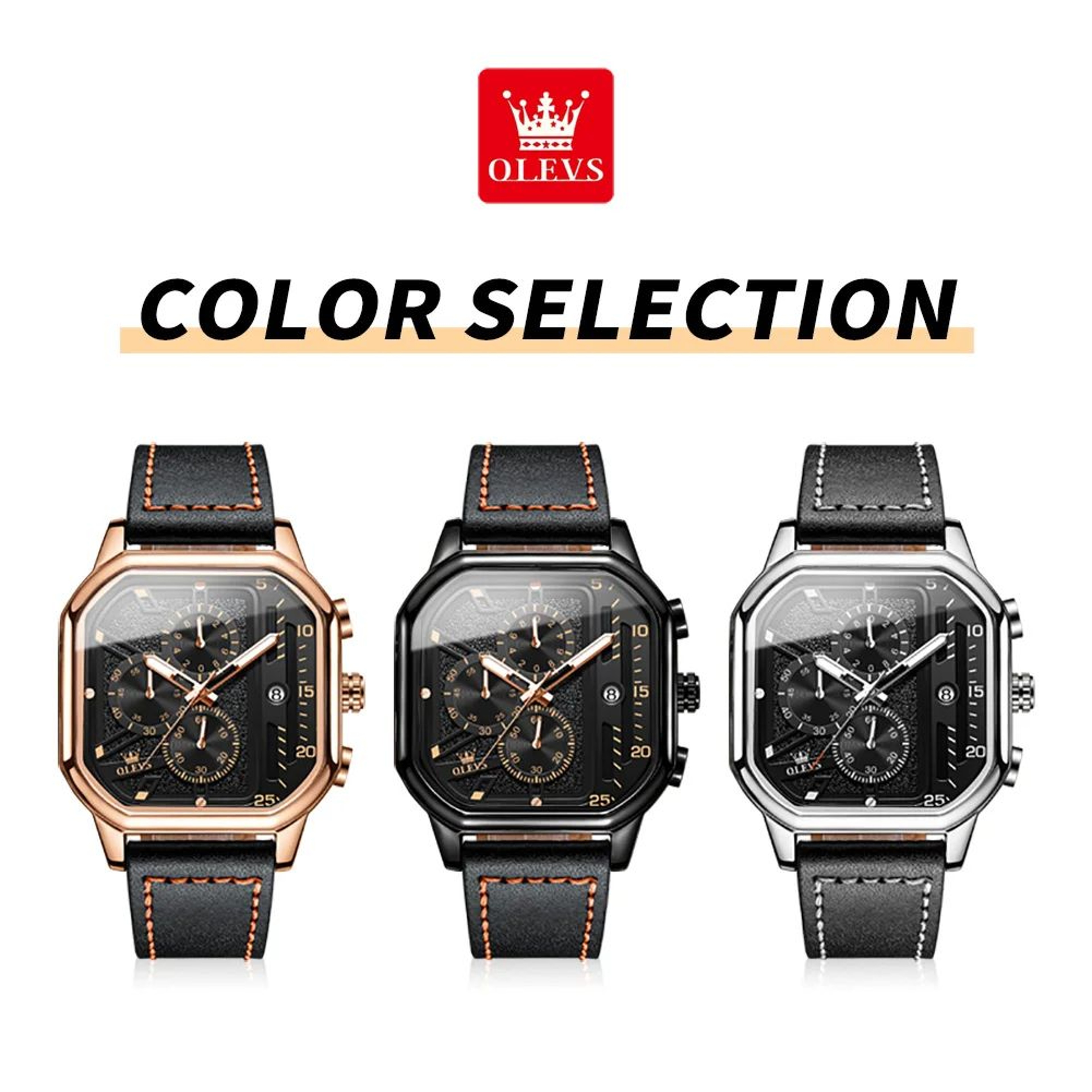 Refined Sport Luxe Silicone Quartz Watch With Faux ThreeEye Dial Design 5
