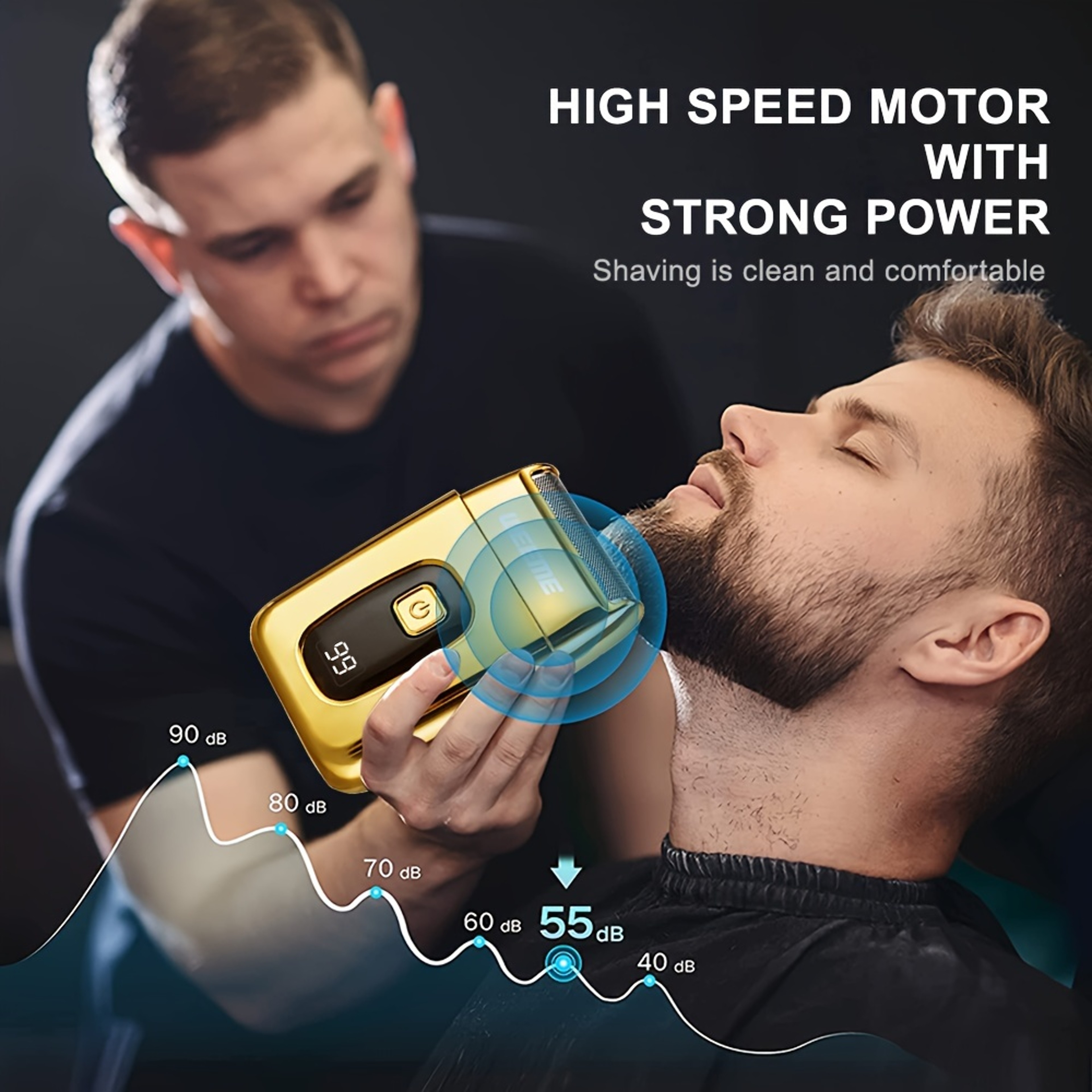 USB Rechargeable Hair Clippers for Men | Precision Beard & Hair Trimming Set – view 3