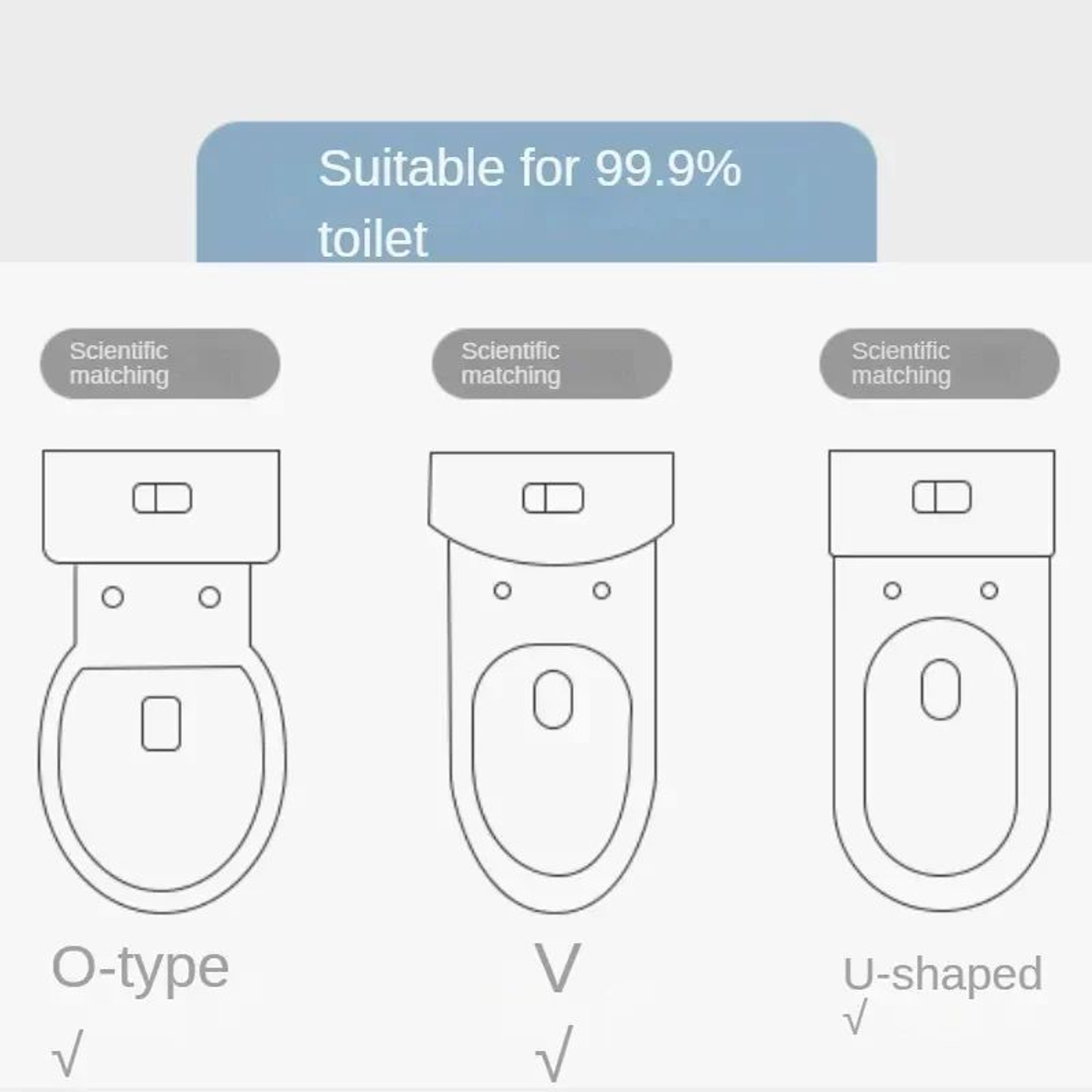 Winter Warm Toilet Seat Cover Cushion  Thick Soft Washable Bathroom Closestool Pad With Handle 5