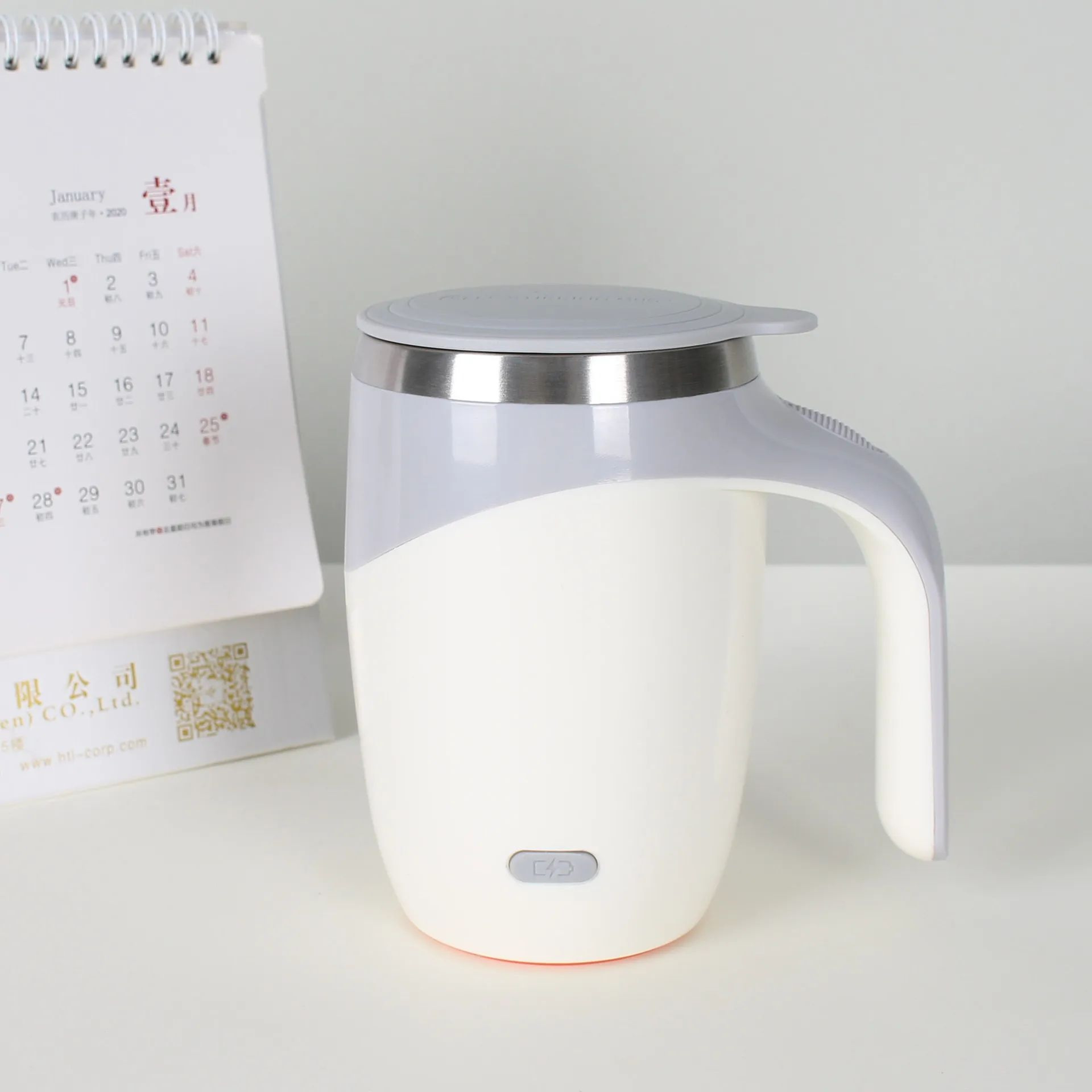 Automatic SelfStirring Stainless Steel Mug  USB Rechargeable Electric Coffee Mixing Thermal Cup 7