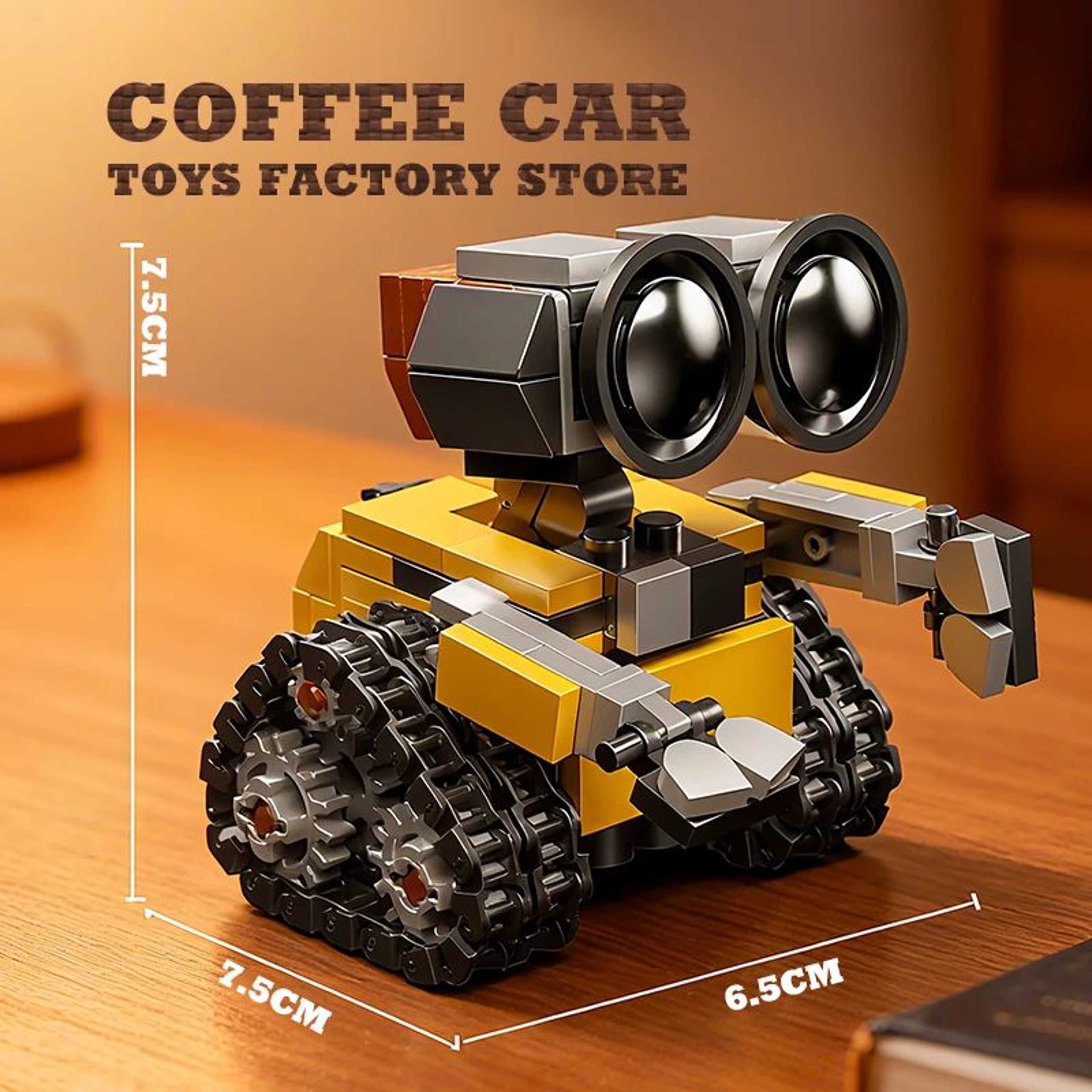 RoboTrack Mini SciFi MOC Building Bricks Set  217Piece Tracked Robot Model Kit 1