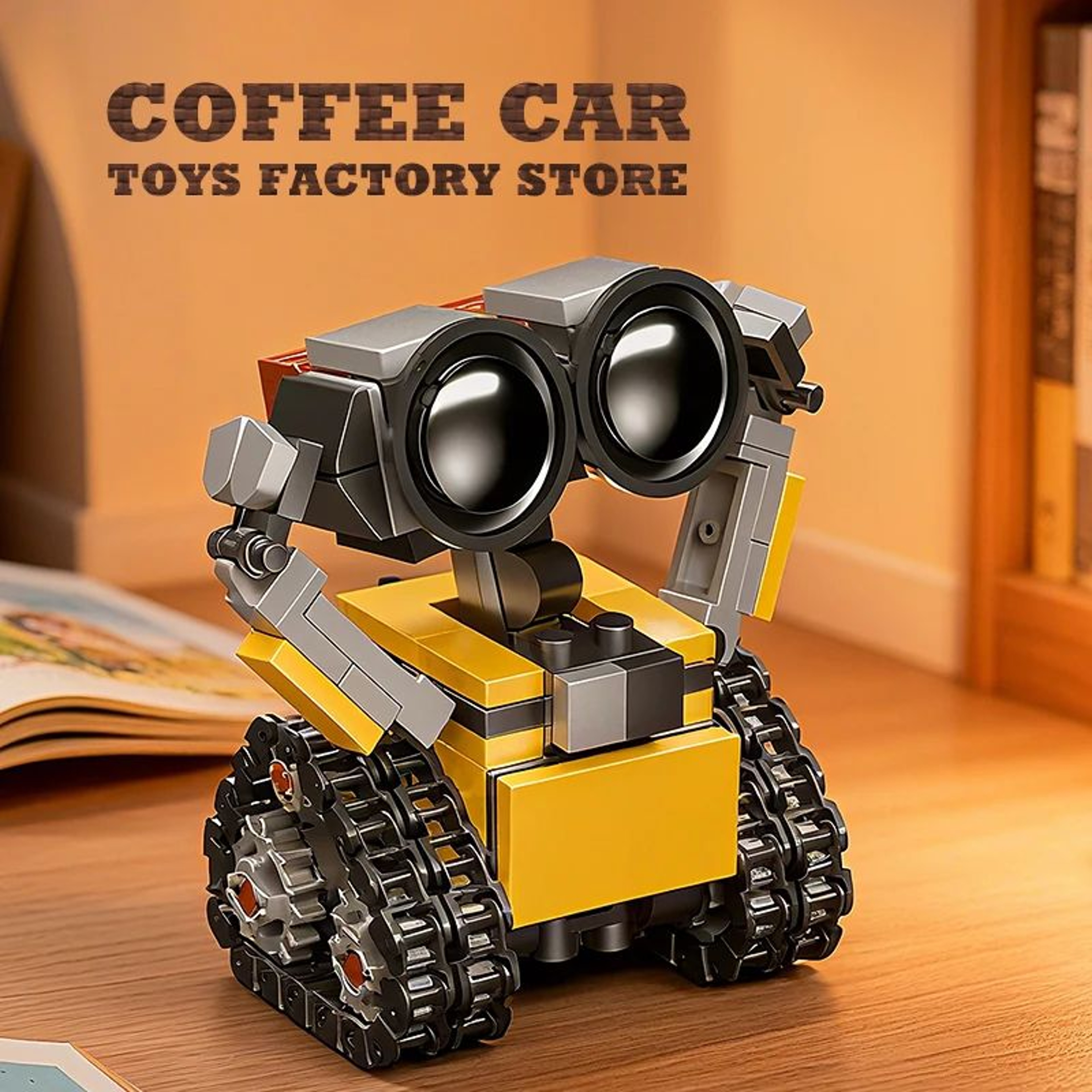 RoboTrack Mini SciFi MOC Building Bricks Set  217Piece Tracked Robot Model Kit 2