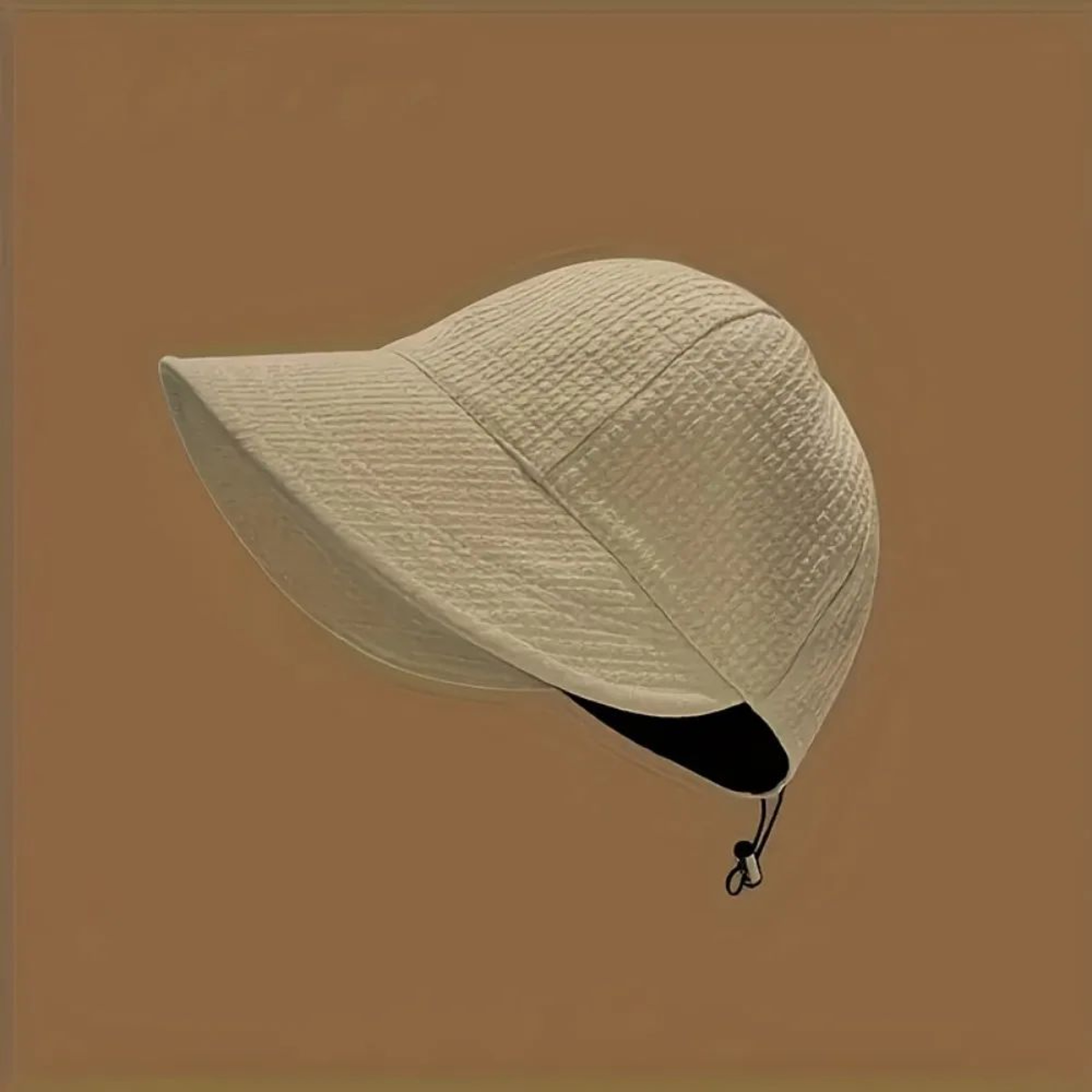 BreezeFit Womens Waffle Knit Drawstring Baseball Cap  Adjustable Summer Sun Protection Hat 6