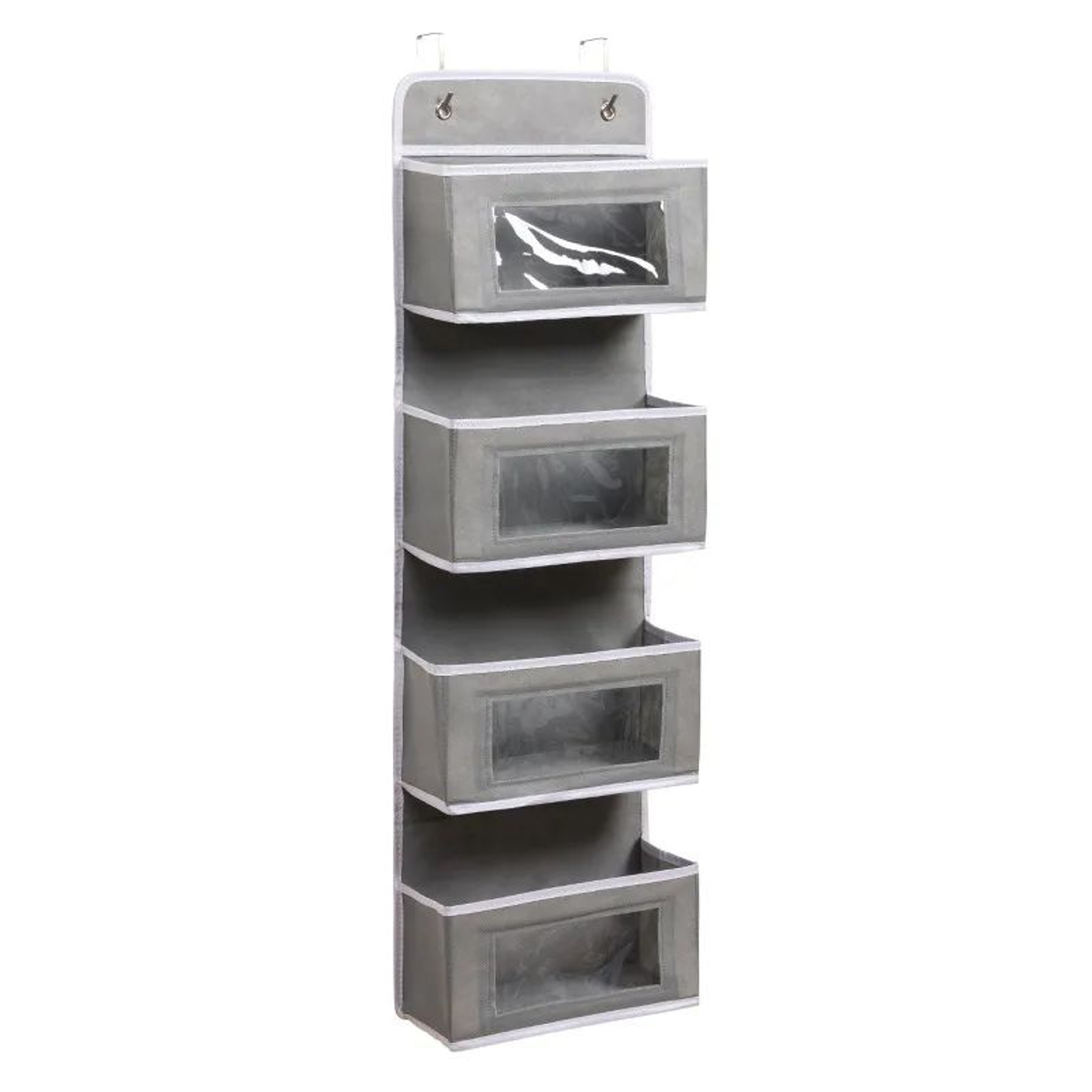 SpaceNest 4Tier OvertheDoor Hanging Organizer  Fabric Storage Bag For Underwear Socks  Small Items 6