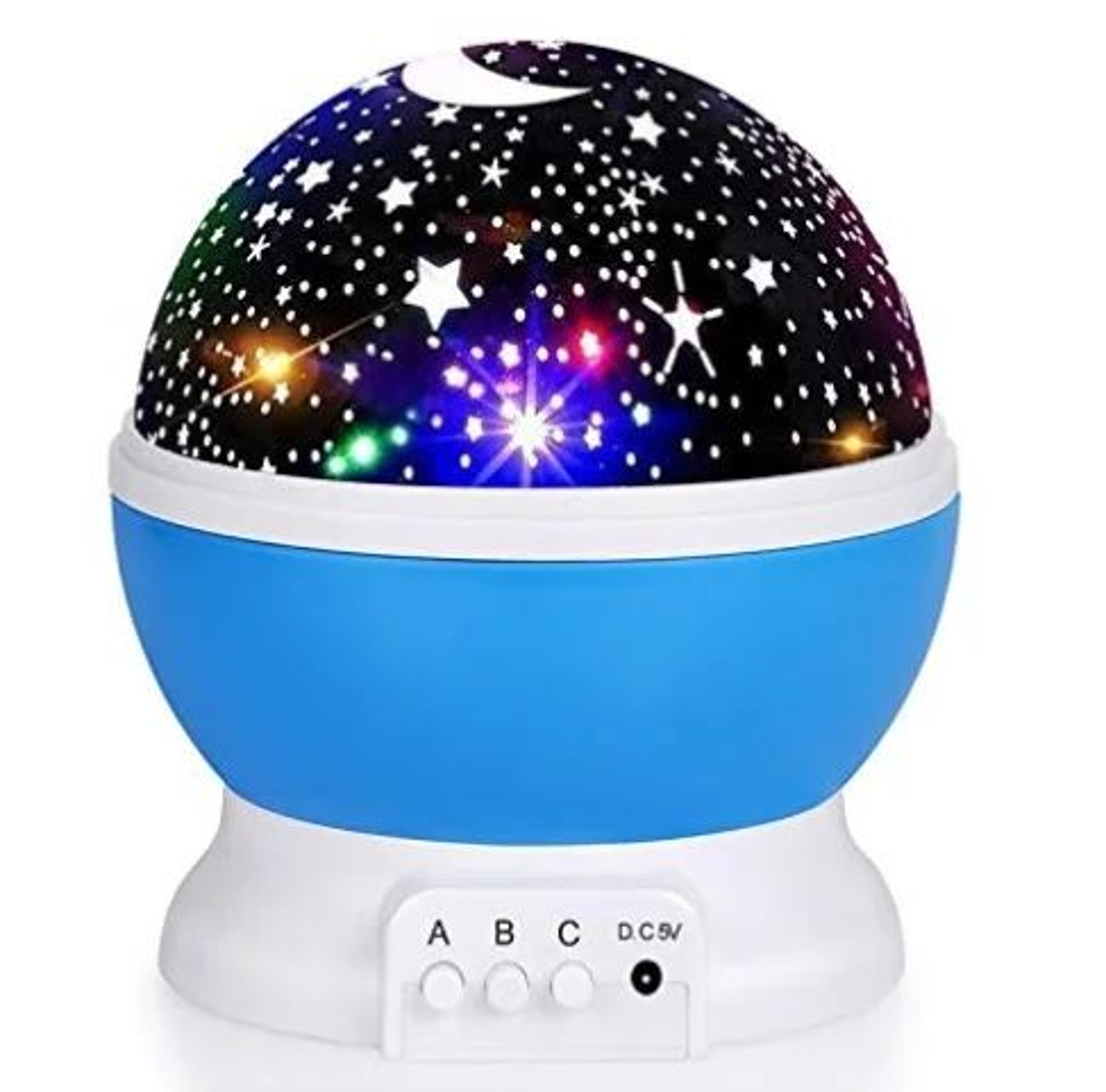Rotating Starry Sky Night Light Projector  LED Galaxy  Moon Ceiling Lamp For Kids Bedroom And Nurse 7