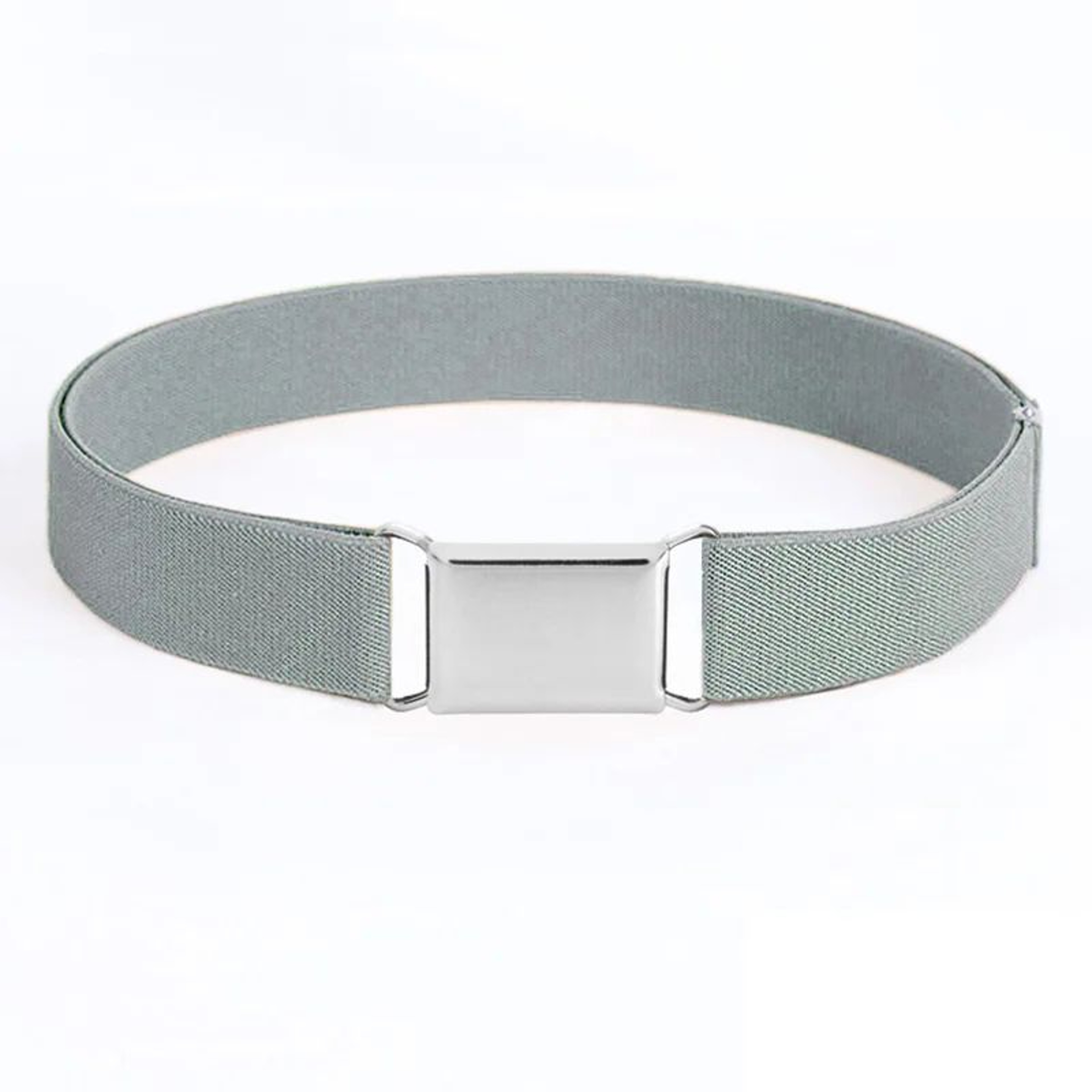 Womens Adjustable Elastic Invisible Waist Belt With Square Buckle  Comfortable Stretch Belt For Jea 12