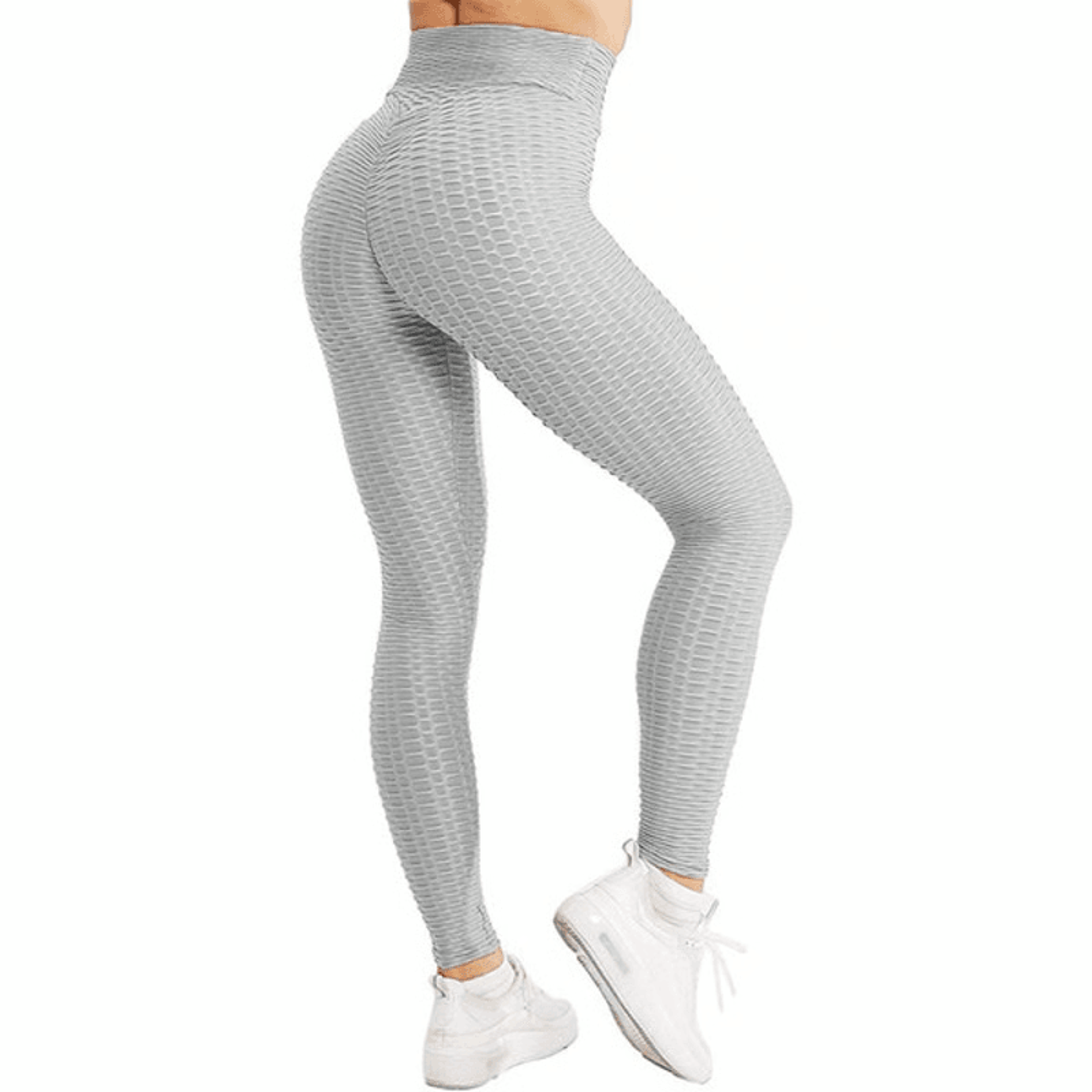 HighWaisted AntiCellulite Leggings  Peach Lift Booty Sculpting Fitness Tights 4