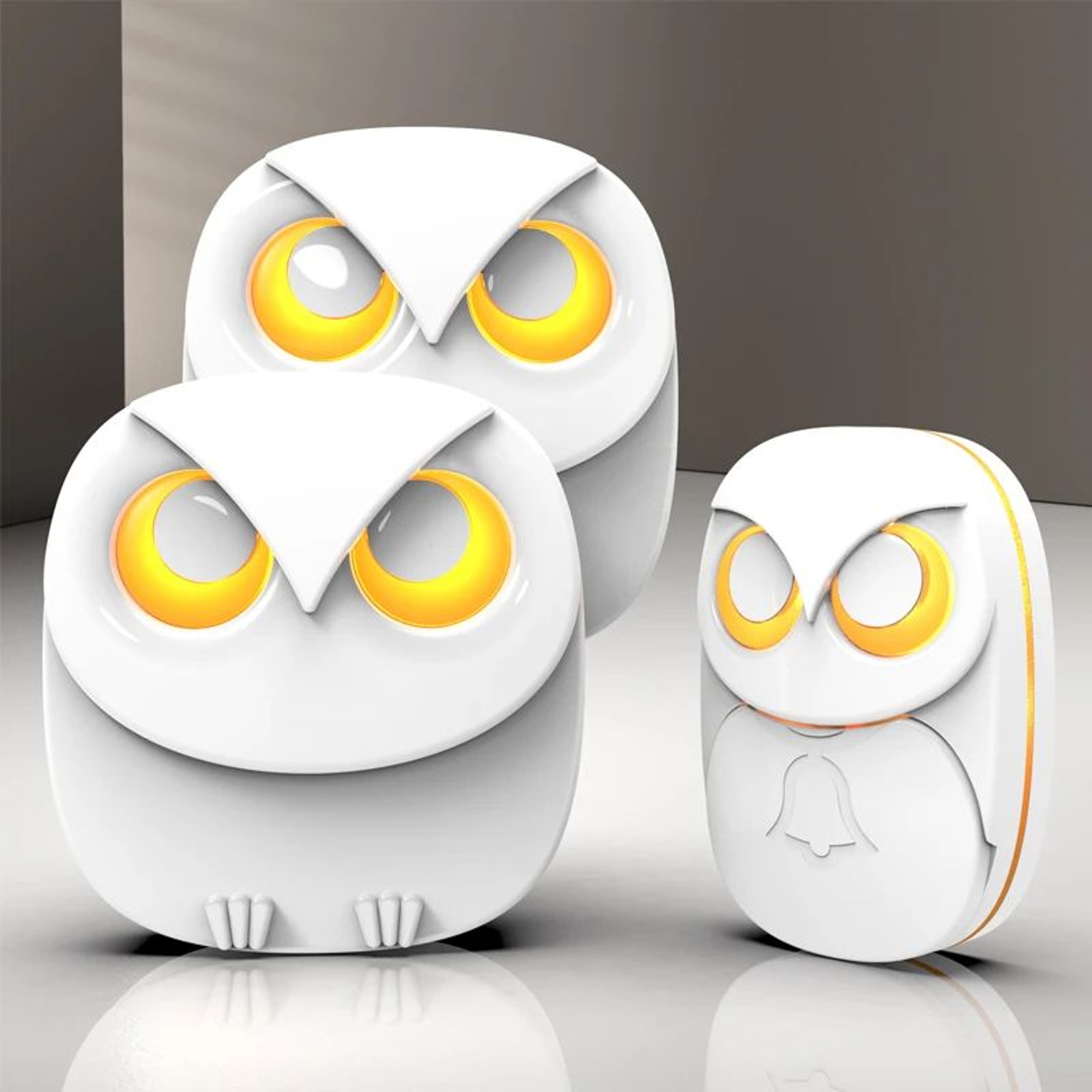 HTZSAFE Wireless Doorbell Chime System  1000 Ft Long Range Waterproof Door Bell With 2 Push Buttons 8