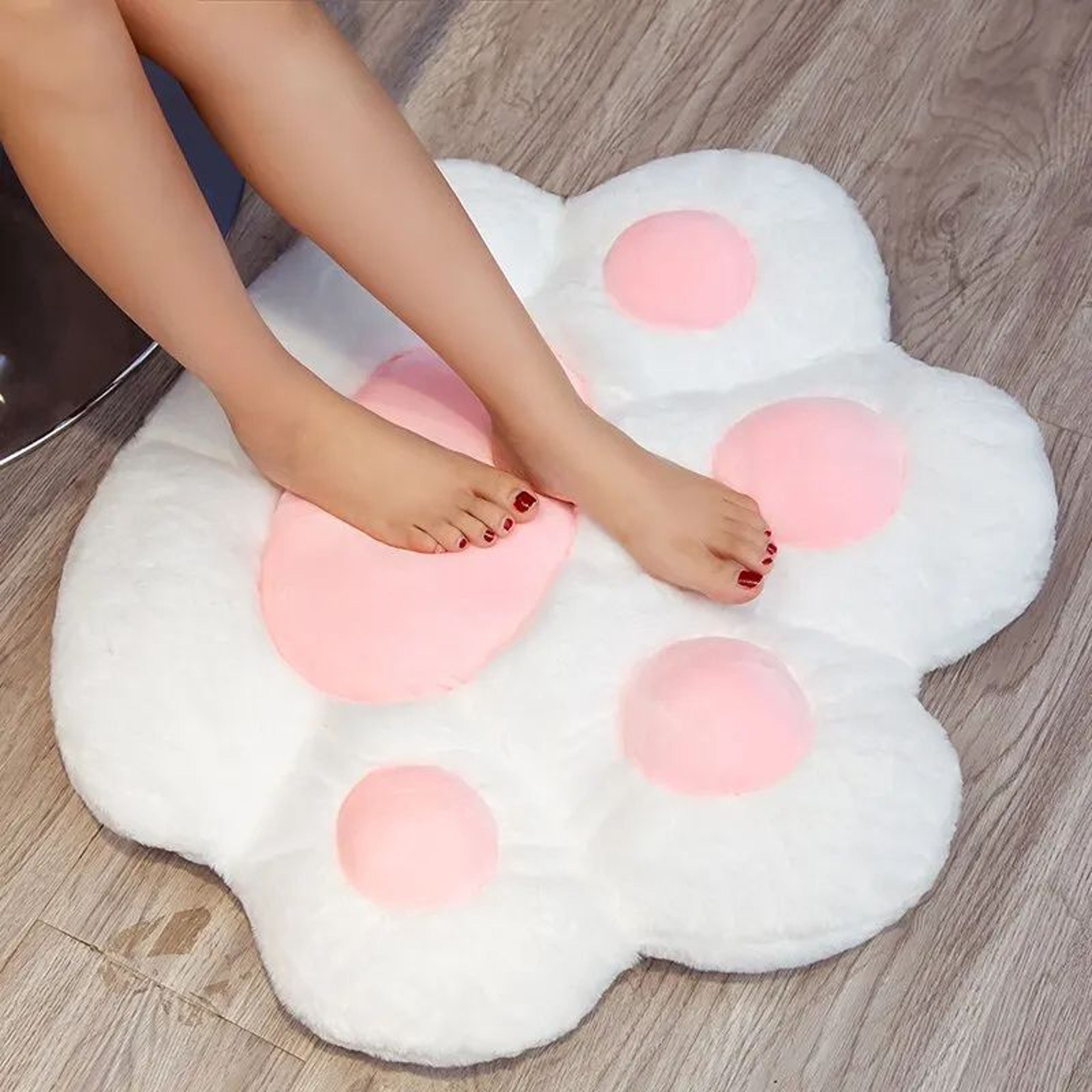 Kawaii Cat Paw Plush Floor Cushion  Soft Stuffed Chair  Sofa Seat Pad 5