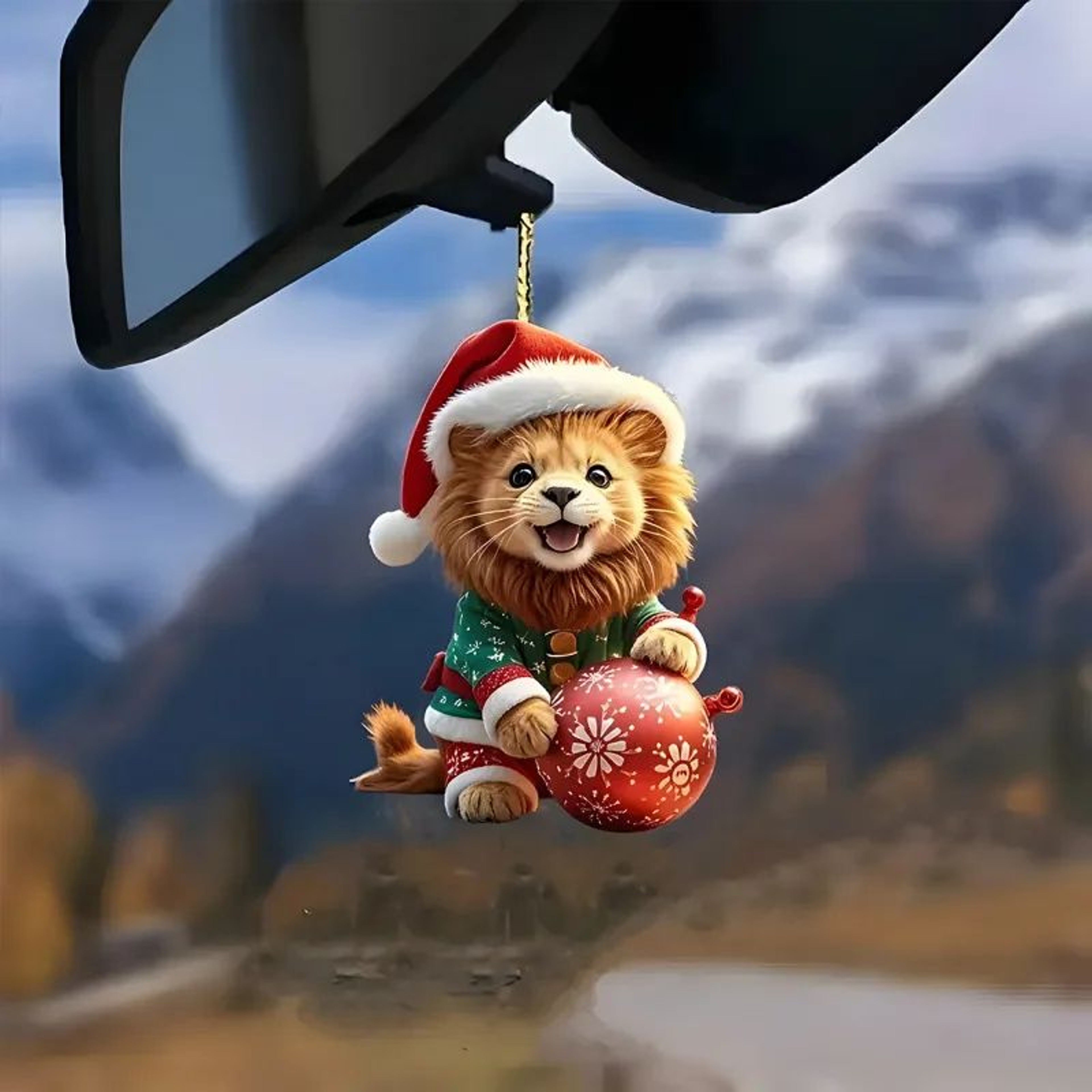 Cartoon Acrylic Christmas Tree Hanging Ornament  2D Flat Xmas Tree Pendant For Holiday Tree  Home D 22
