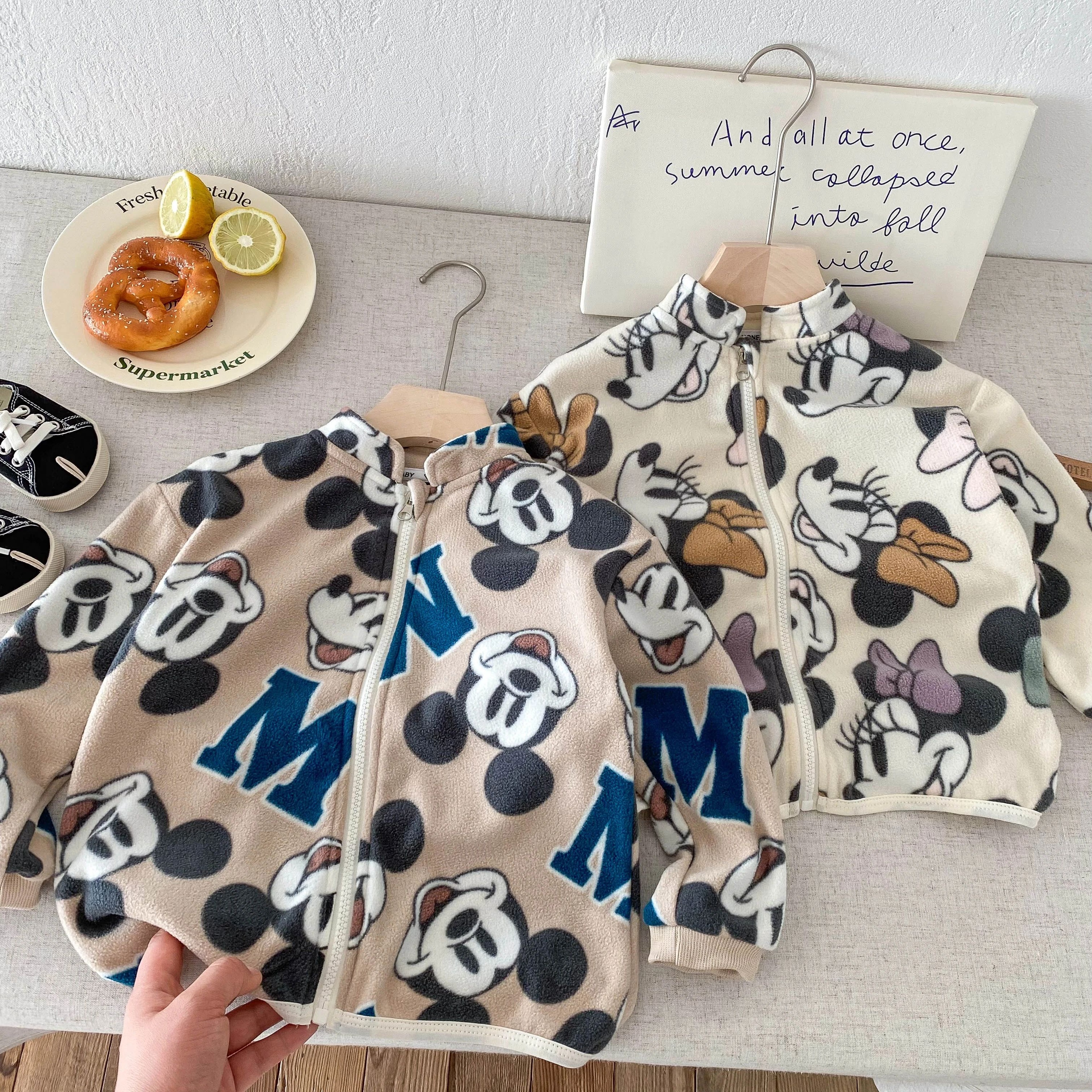 Disney Mickey Kids Lightweight Jacket  Cartoon Print Spring Autumn Coat For Boys  Girls 06Y 3