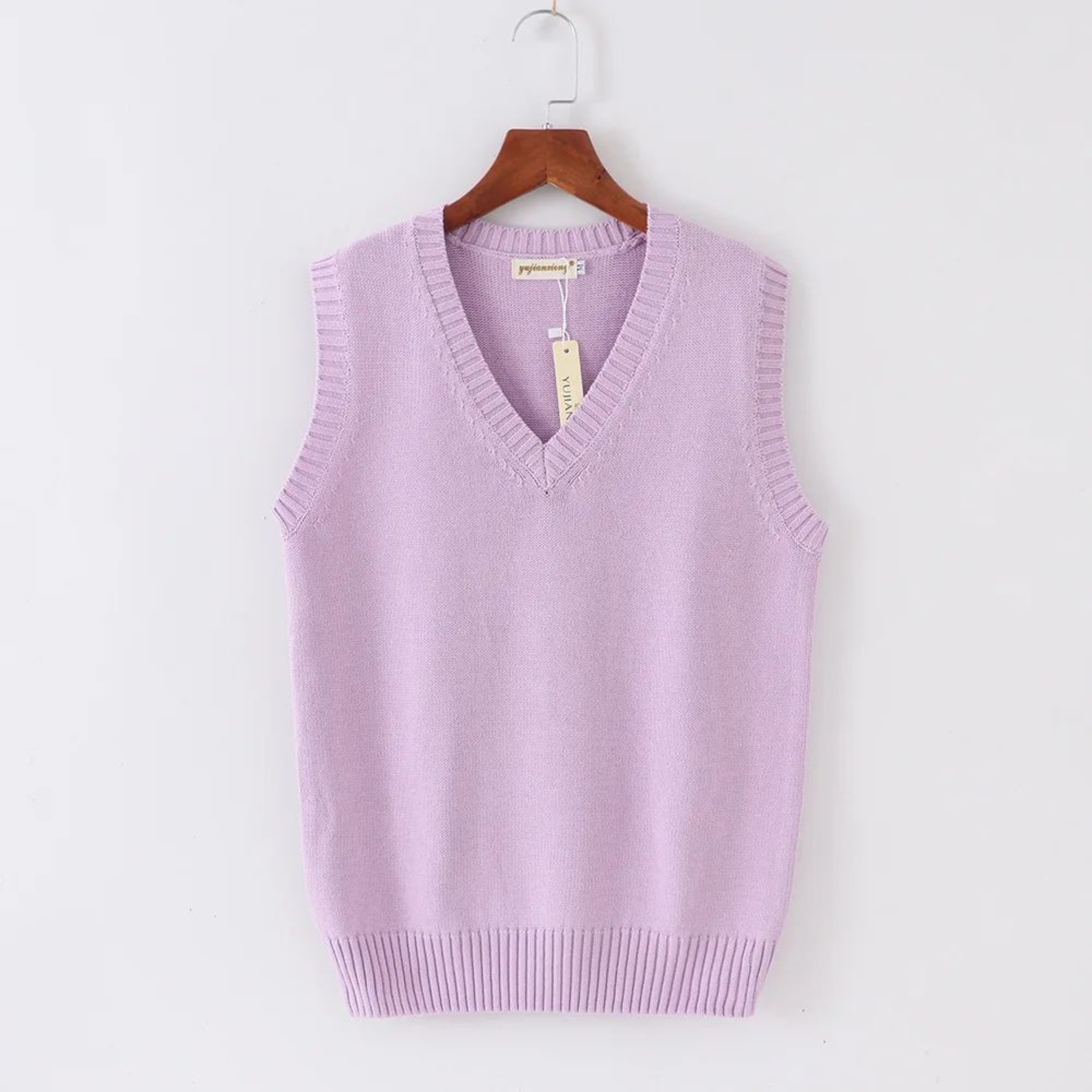 Japanese JK School Uniform Sweater Vest  Cute Anime VNeck Knit Cosplay Vest For Girls  Women 13