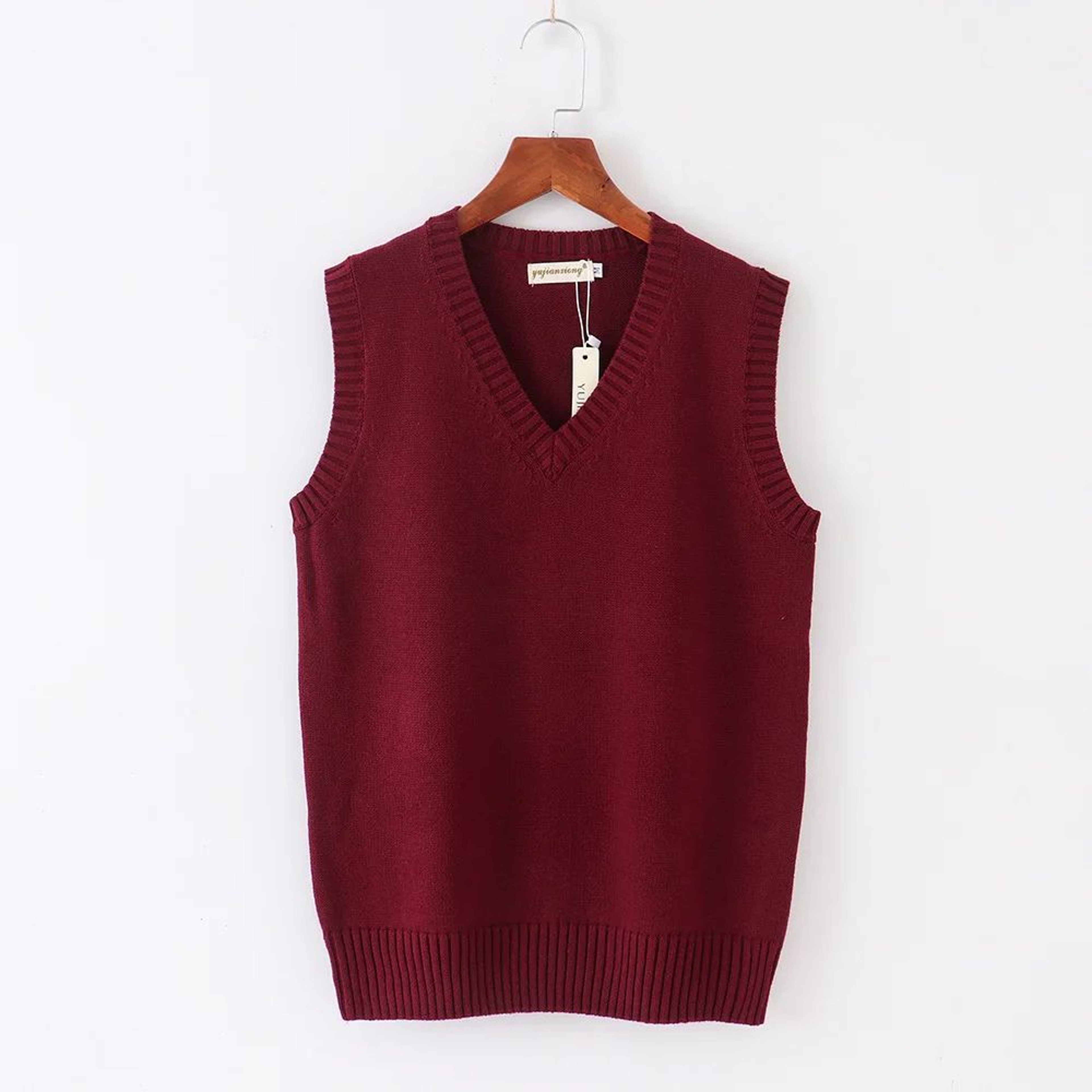 Japanese JK School Uniform Sweater Vest  Cute Anime VNeck Knit Cosplay Vest For Girls  Women 14