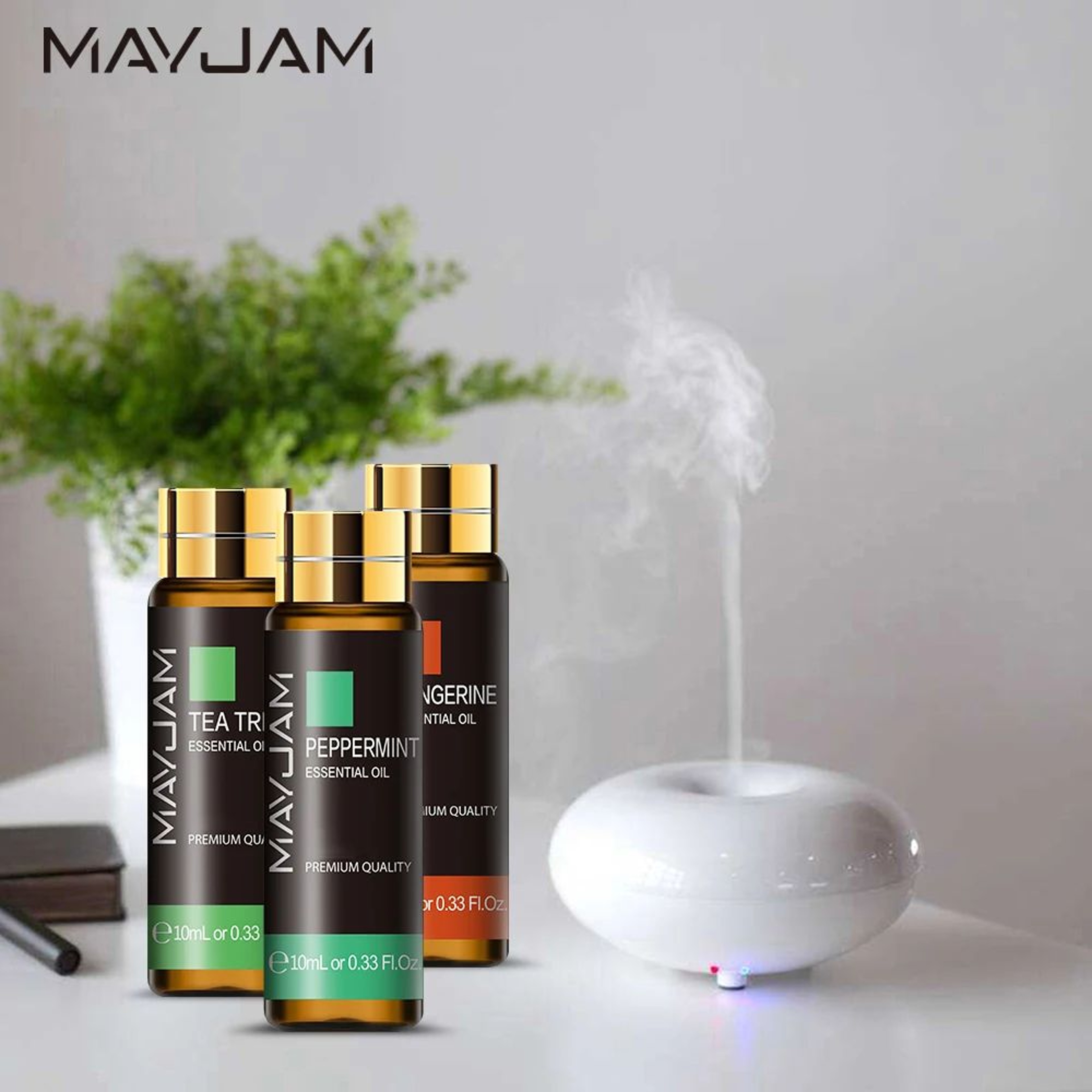 Pure Plant Essential Oil  Natural Aromatherapy Diffuser Oil Lavender Mint Tea Tree Rose Vanilla San 1