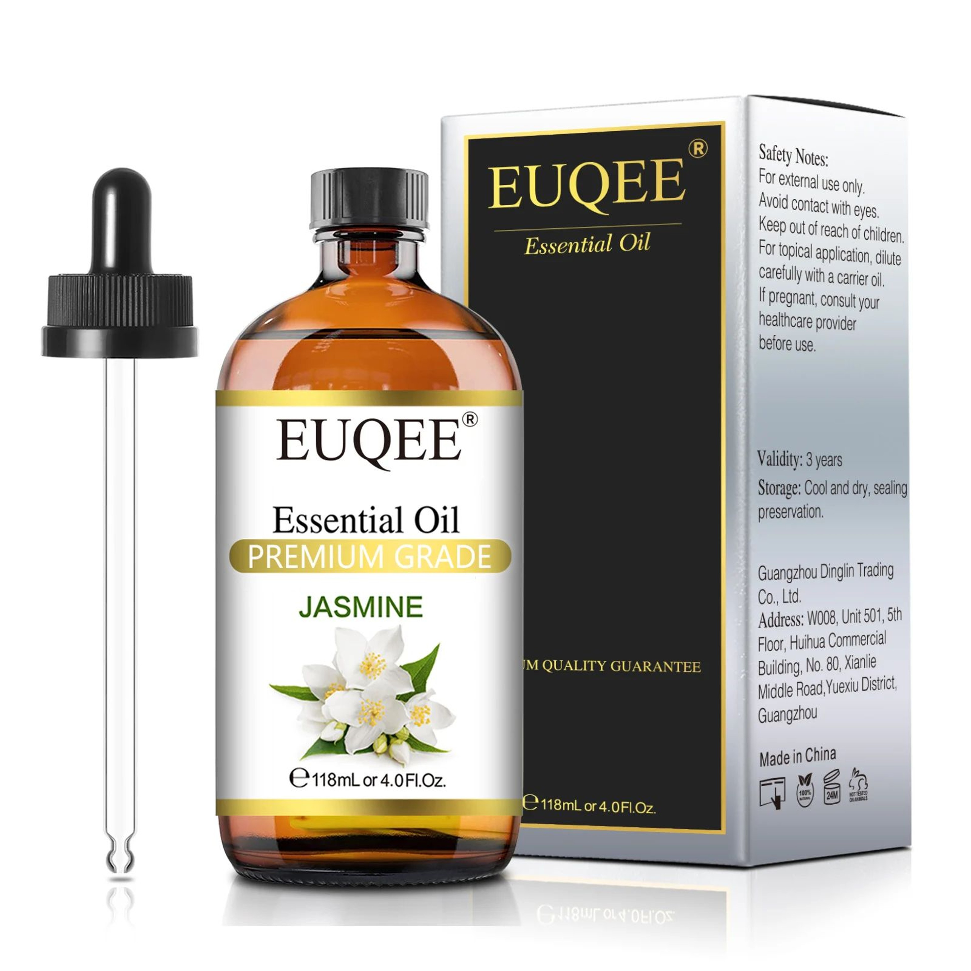 EUQEE 399 Fl Oz Essential Oil With Glass Dropper  Lavender Jasmine Eucalyptus Vanilla  Peppermint A 8