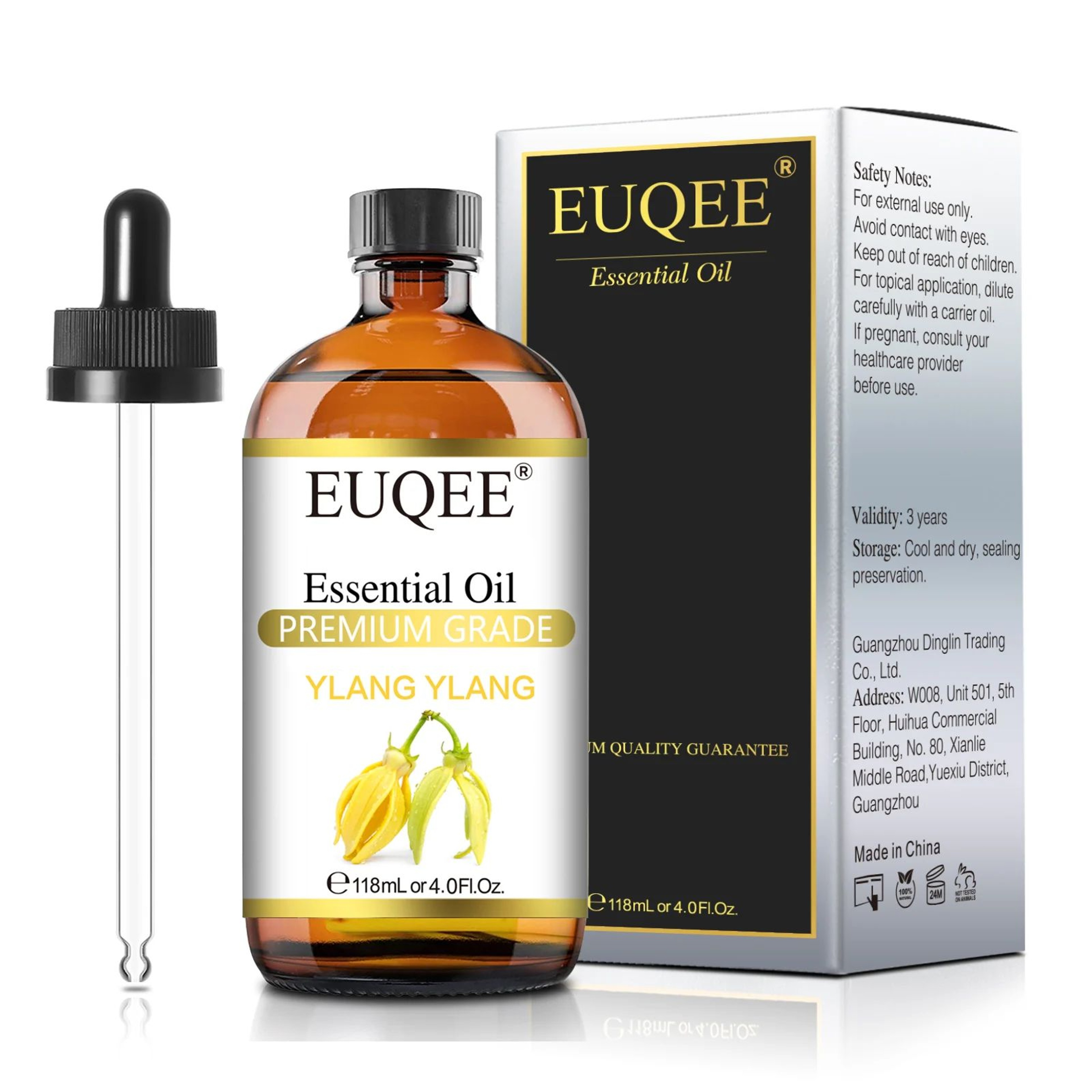 EUQEE 399 Fl Oz Essential Oil With Glass Dropper  Lavender Jasmine Eucalyptus Vanilla  Peppermint A 14