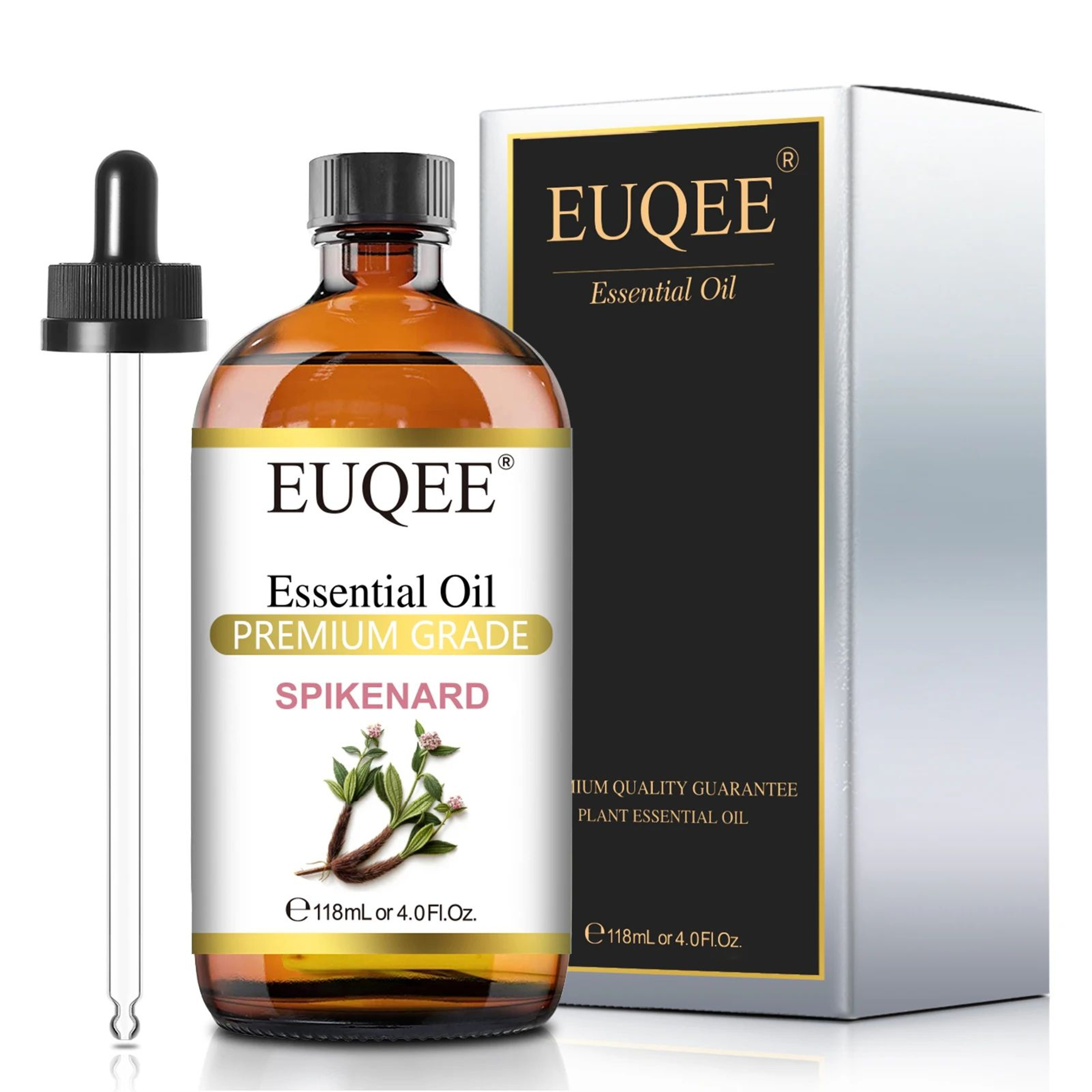 EUQEE 399 Fl Oz Essential Oil With Glass Dropper  Lavender Jasmine Eucalyptus Vanilla  Peppermint A 24
