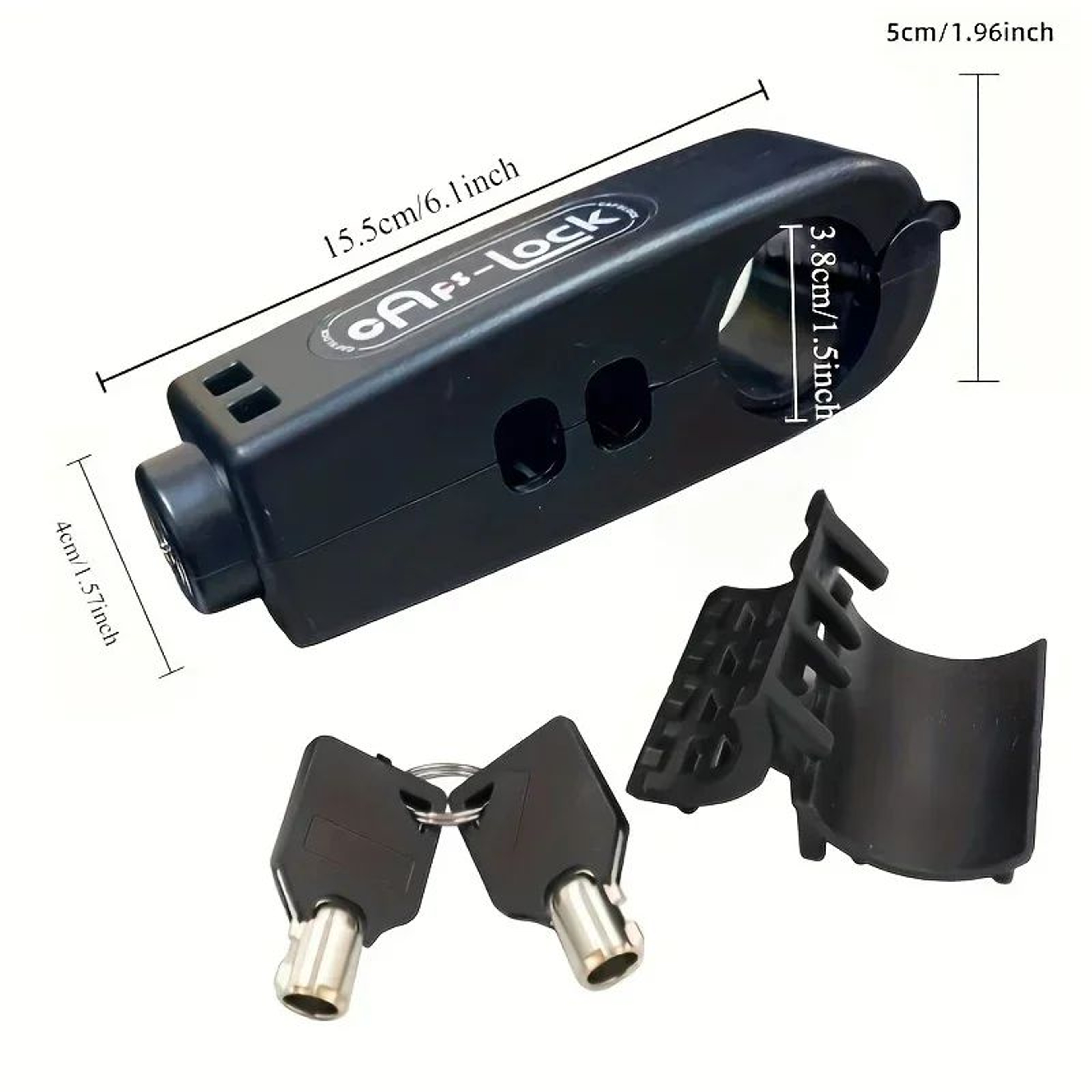 Mini Electric Bike AntiTheft Lock With Alarm Horn  Brake Handlebar Grip Throttle Lock For Scooter   5
