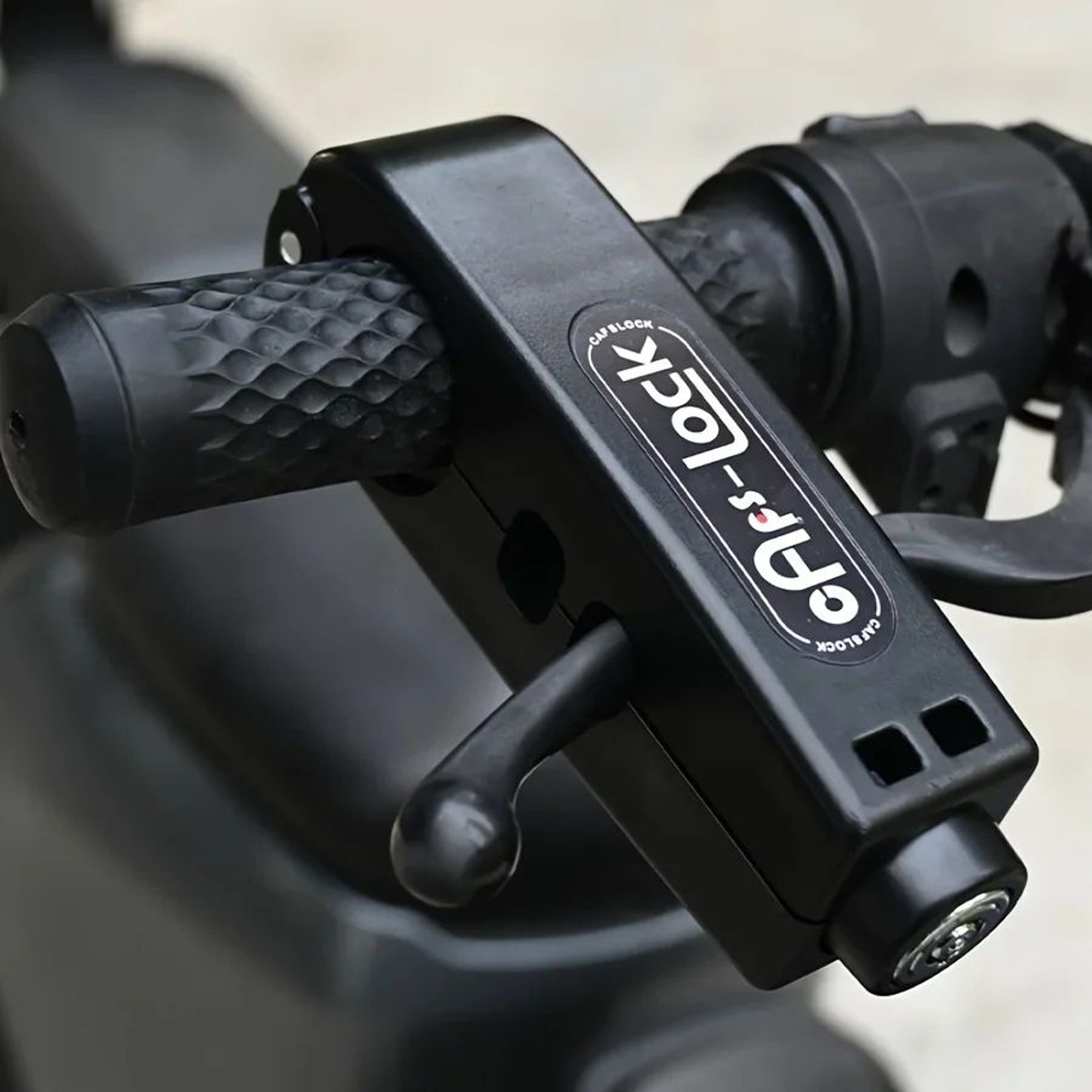 Mini Electric Bike AntiTheft Lock With Alarm Horn  Brake Handlebar Grip Throttle Lock For Scooter   7