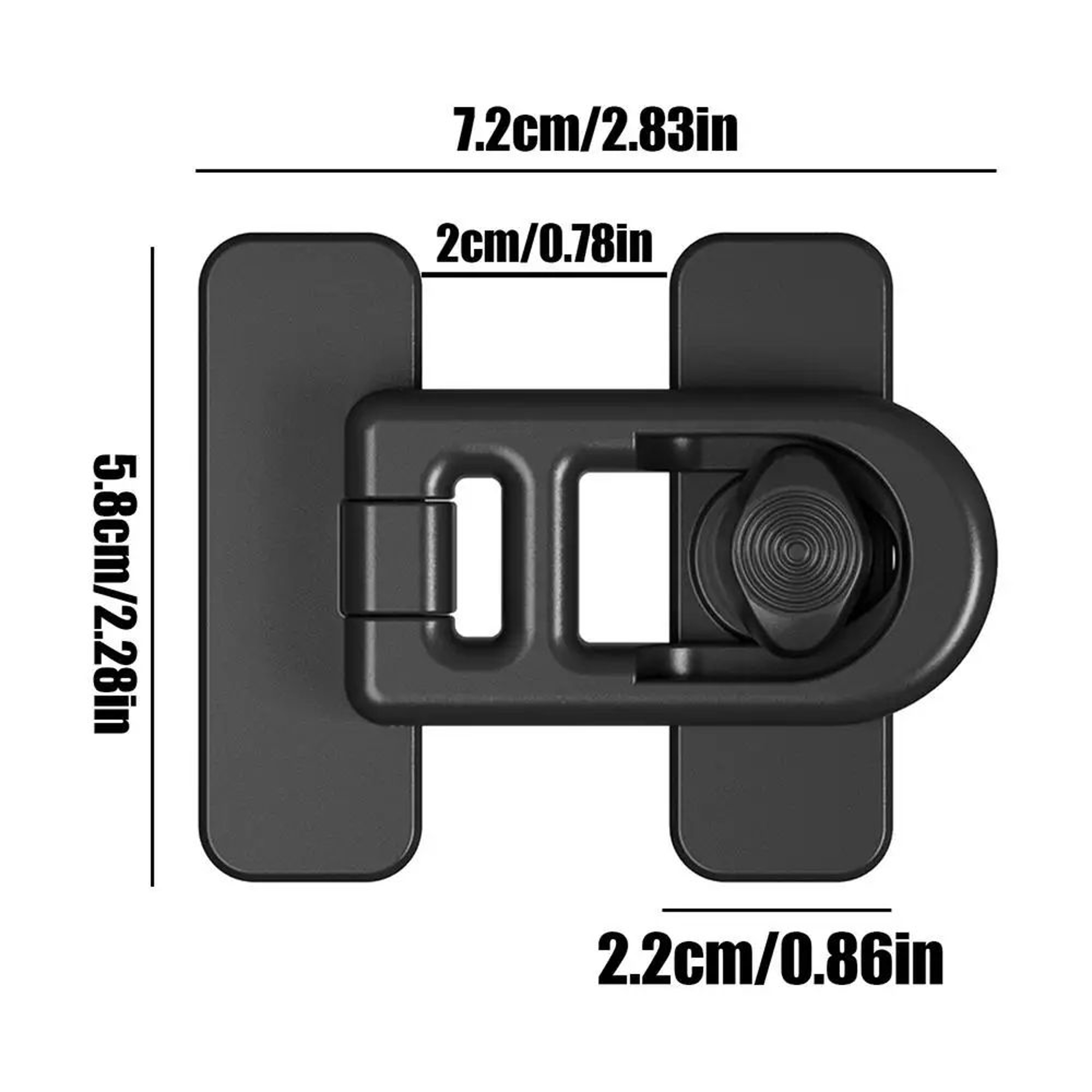 Keyless Adhesive Refrigerator Lock  Child Safety Fridge Freezer  Cabinet Door Lock With Easy Instal 6