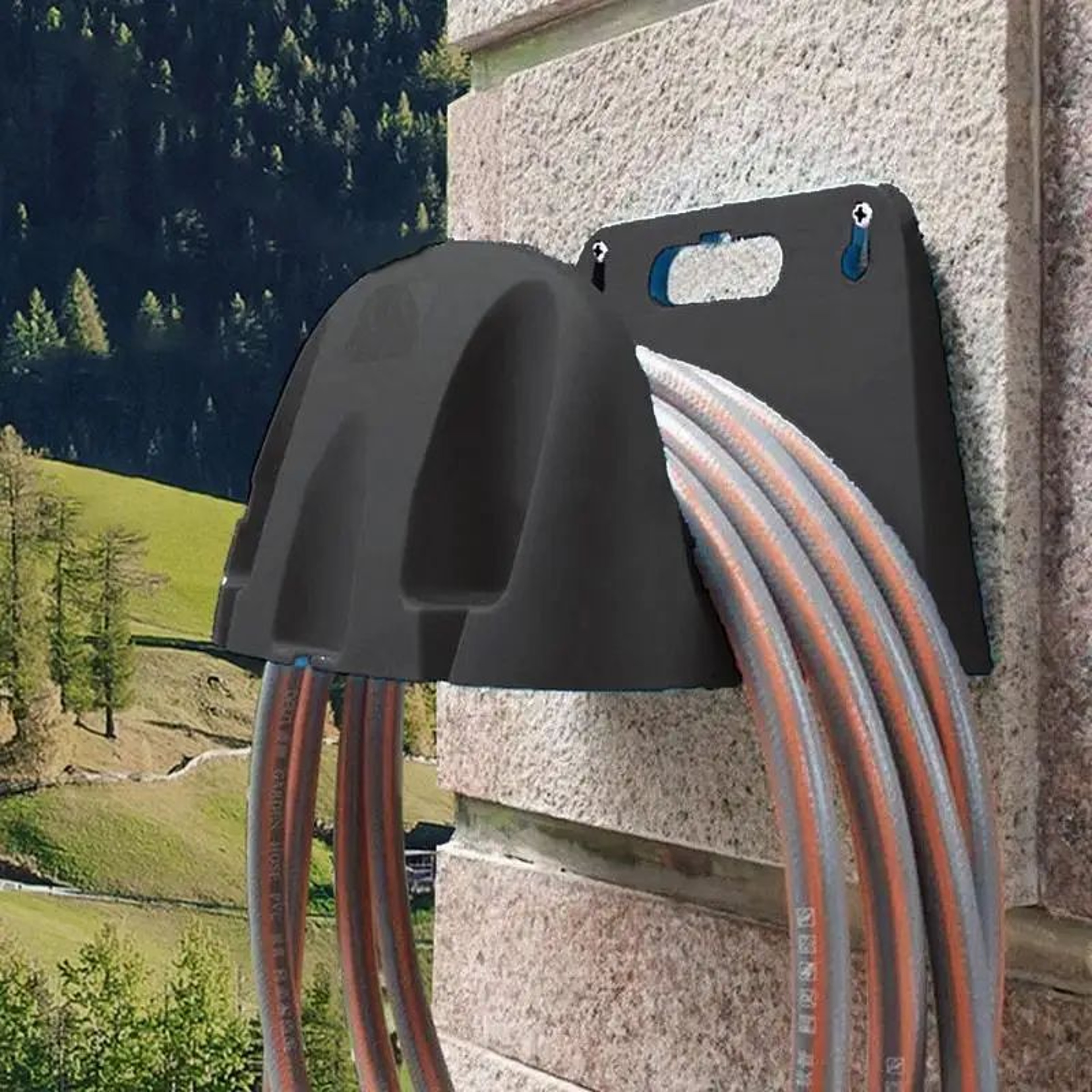 HeavyDuty Wall Mounted Garden Hose Holder  Durable Hose Hanger Hook For Outdoor  Garage Storage 1