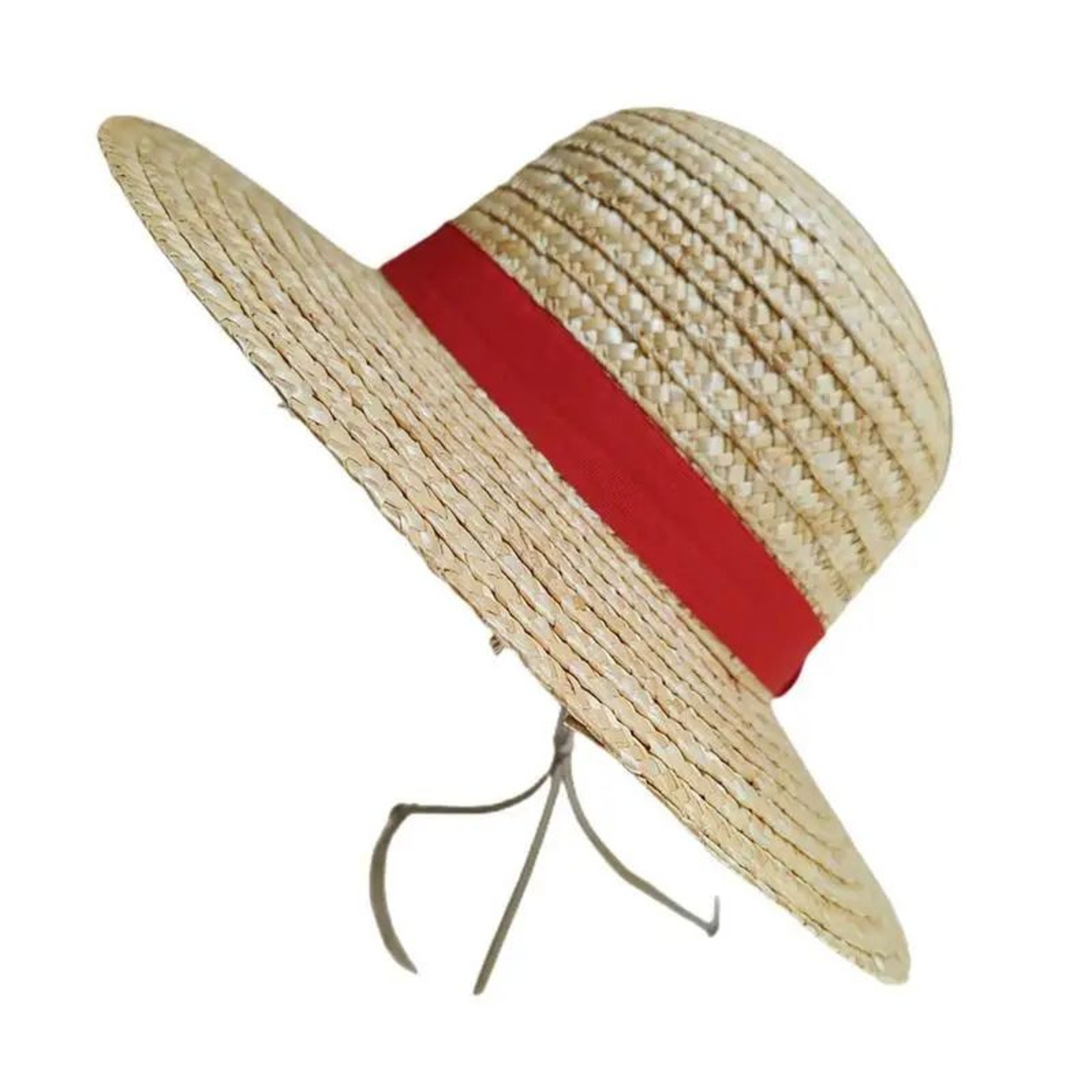 Anime Inspired Straw Hat With Chin Strap  Lightweight Sun Hat For Cosplay Beach  Outdoor Use 2