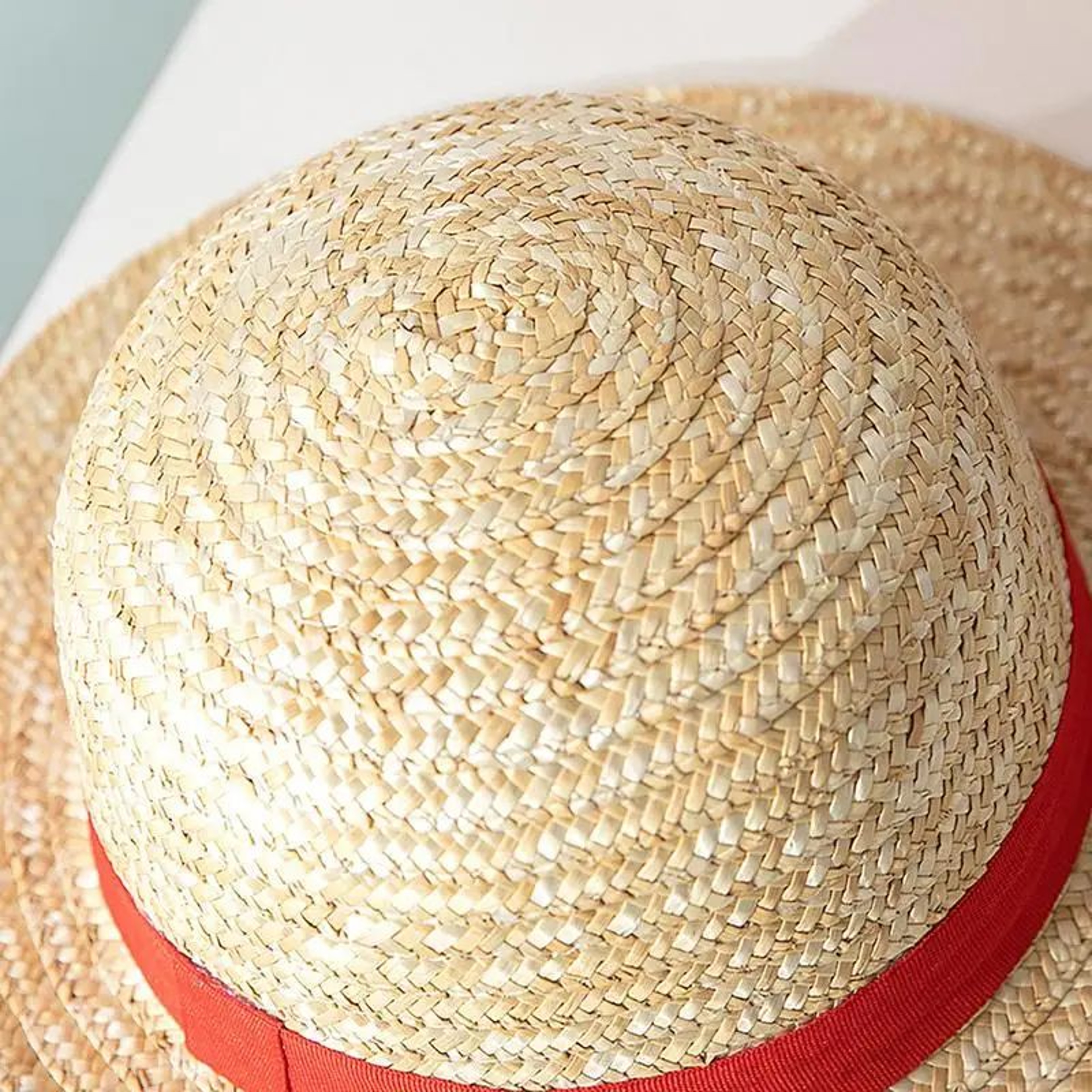 Anime Inspired Straw Hat With Chin Strap  Lightweight Sun Hat For Cosplay Beach  Outdoor Use 3